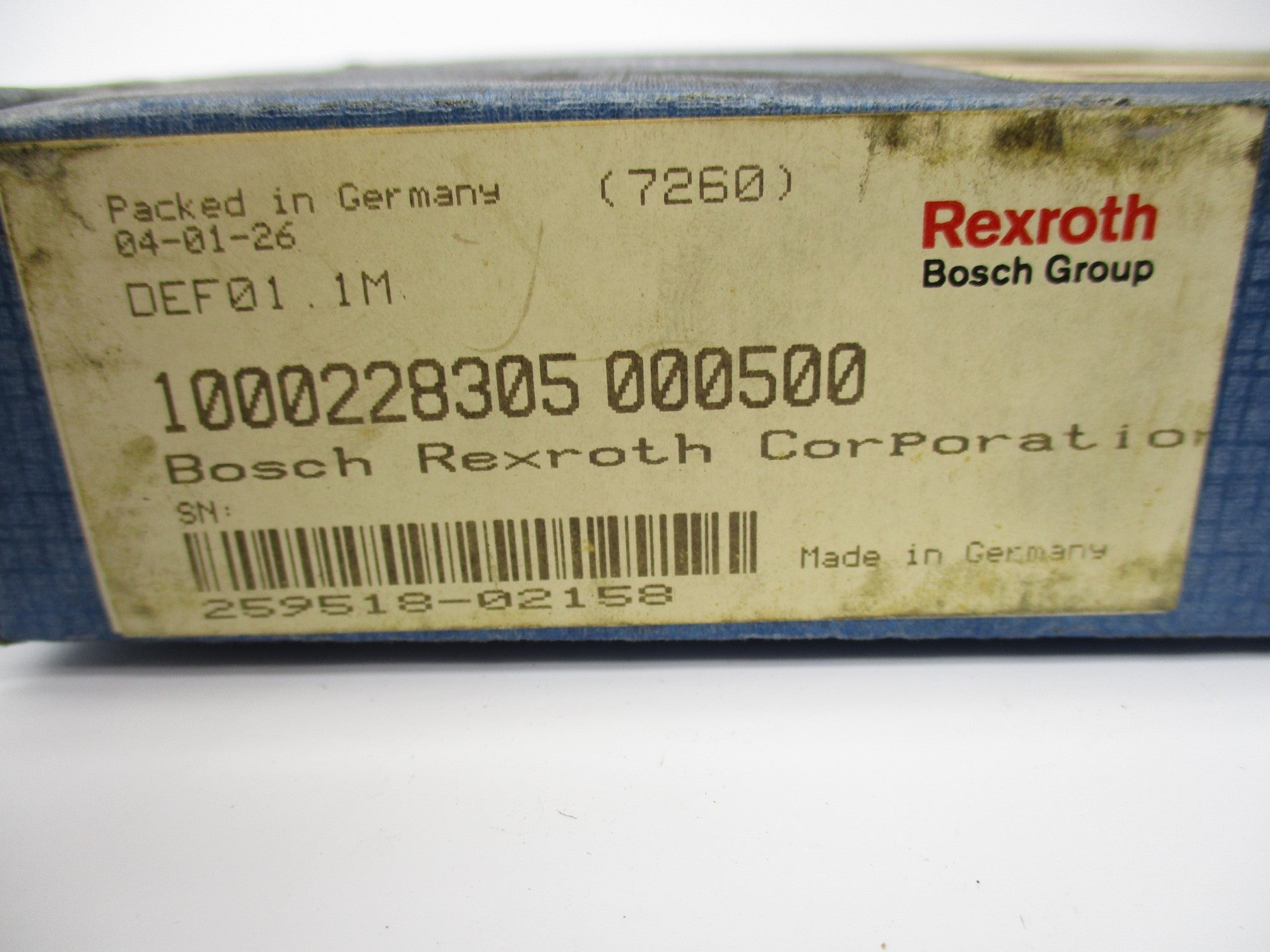 REXROTH DEF01.1M 259518-02158 NSMP