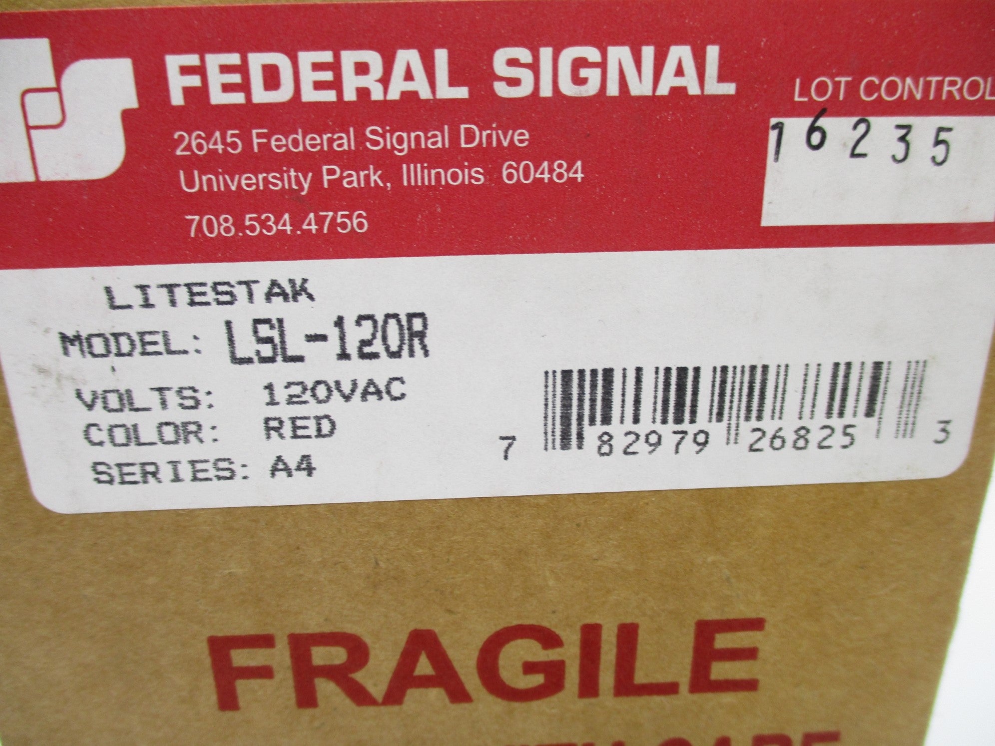 FEDERAL SIGNAL LSL-120R NSFS