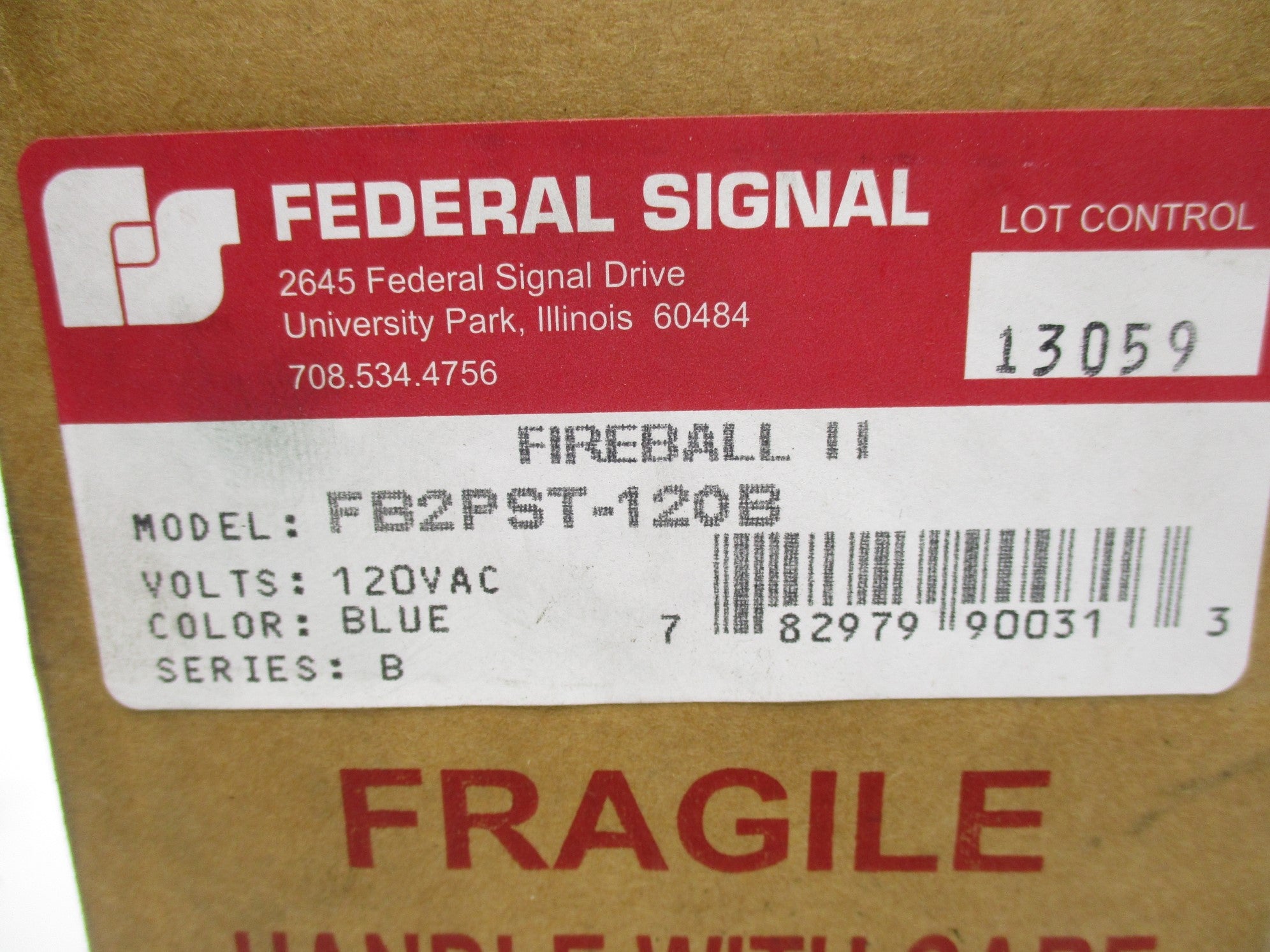 FEDERAL SIGNAL FB2PST-120B NSMP