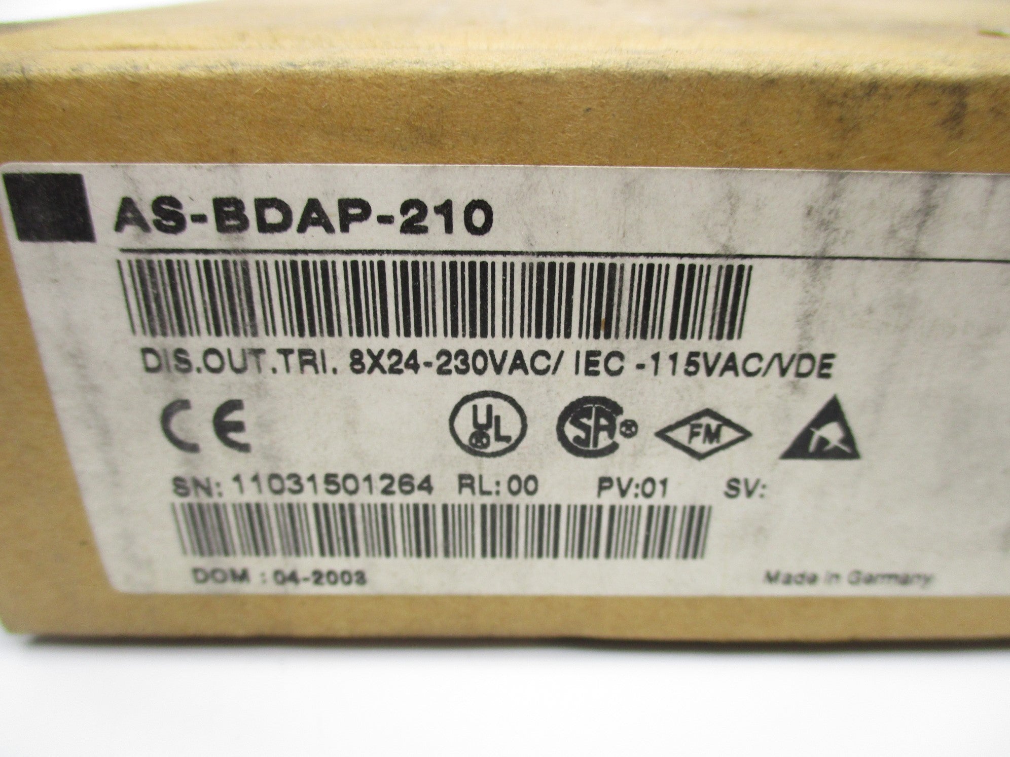SCHNEIDER AUTOMATION AS-BDAP-210 NSMP