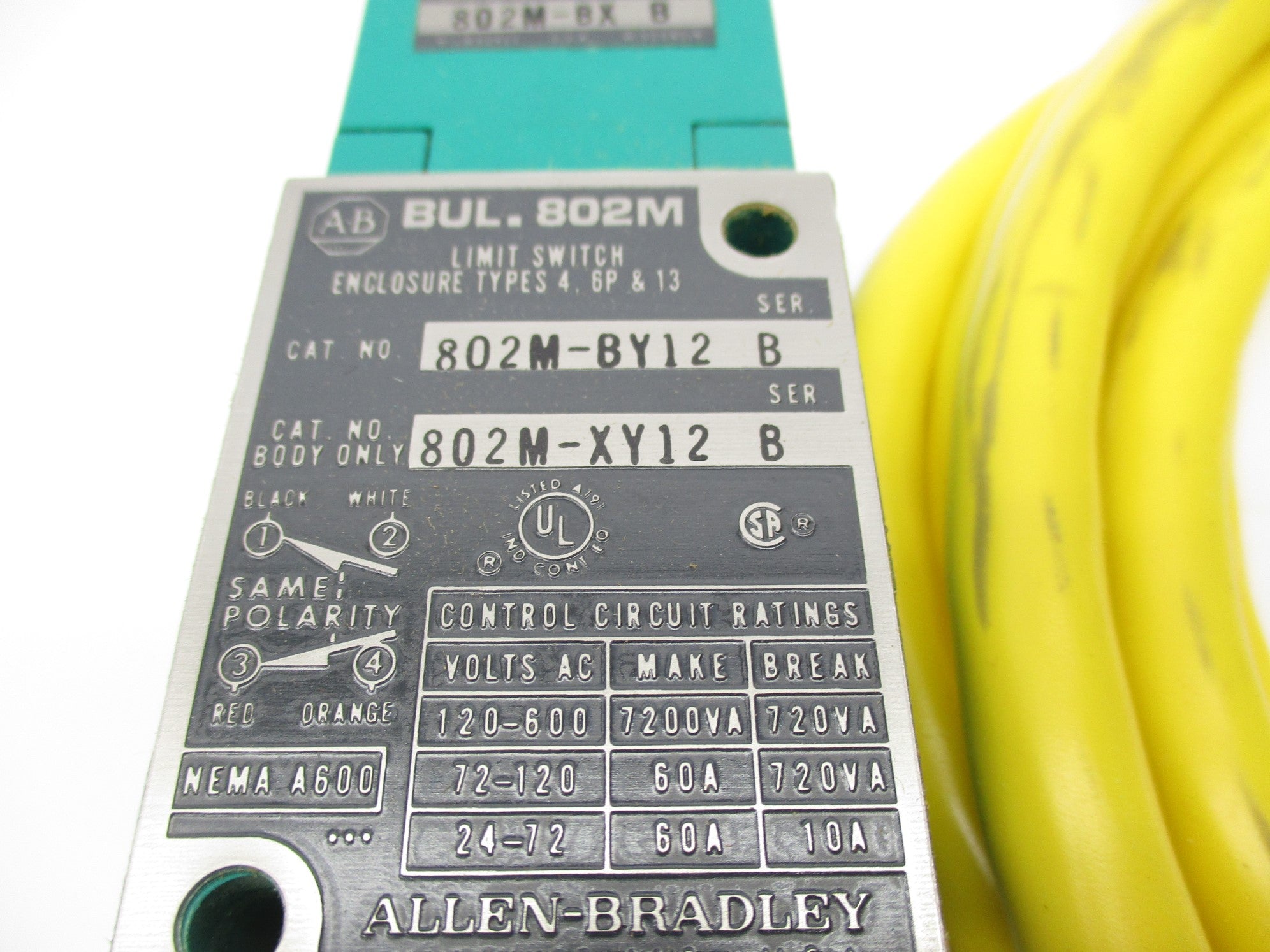 INDUSTRIAL SPARE PART 802M-BY12 SER. B (BR/YL) NSMP