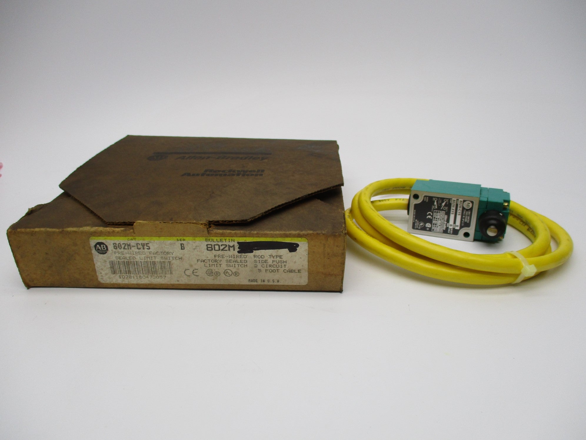 ALLEN BRADLEY 802M-CY5 SER. B (BR/YL) NSMP