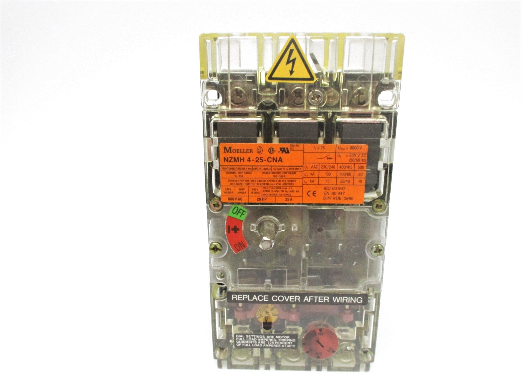 KLOCKNER MOELLER NZMH4-25-CAN 25A 600V NSNP