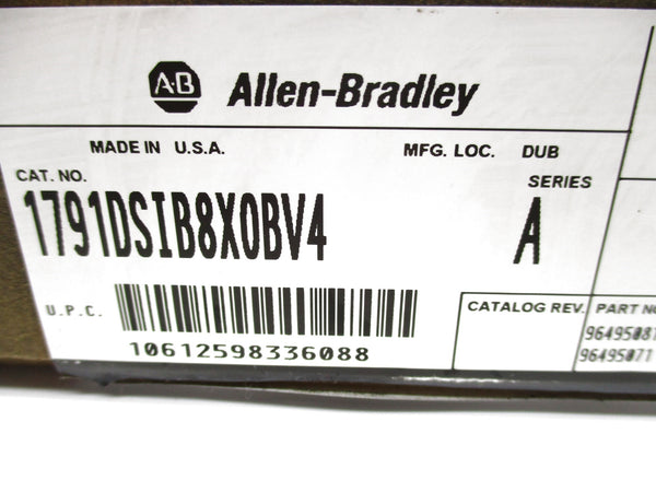 ALLEN BRADLEY 1791DS-IB8XOBV4 SER. A NSMP