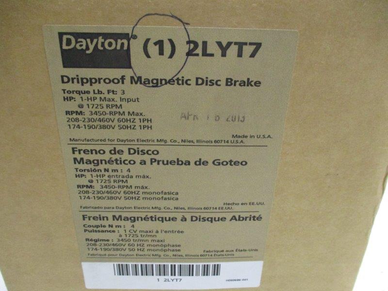 DAYTON 2LYT7 * FACTORY SEALED *