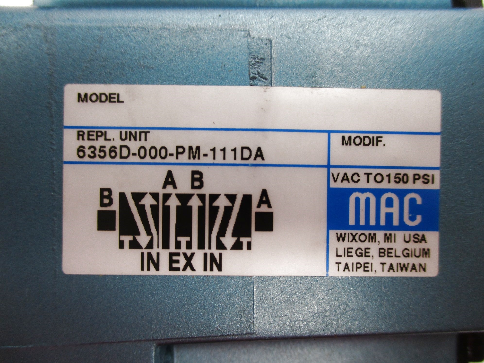 MAC 6356D-000-PM-111DA 120/60 110/50 NSNP