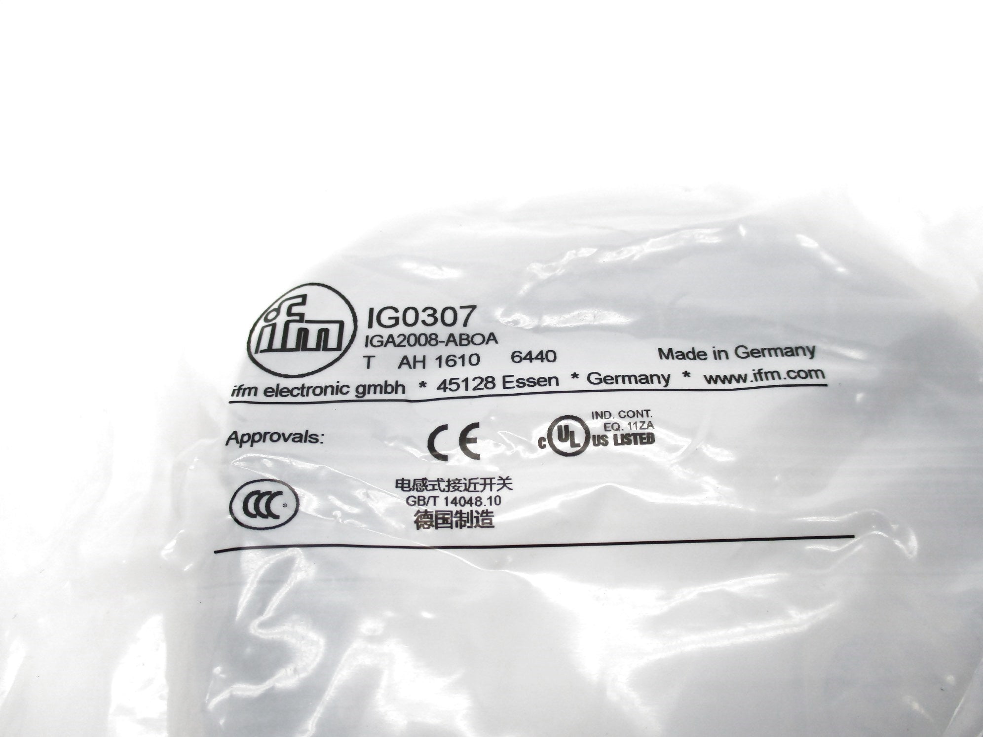 IFM EEFECTOR IG0307 NSMP