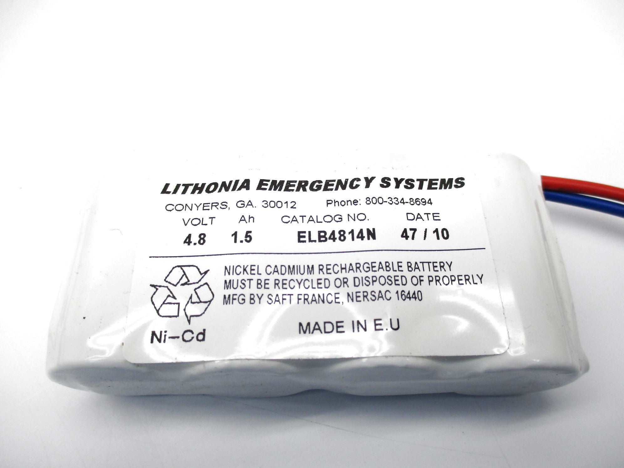 LITHONIA EMERGENCY SYSTEMS ELB4814N NSNP
