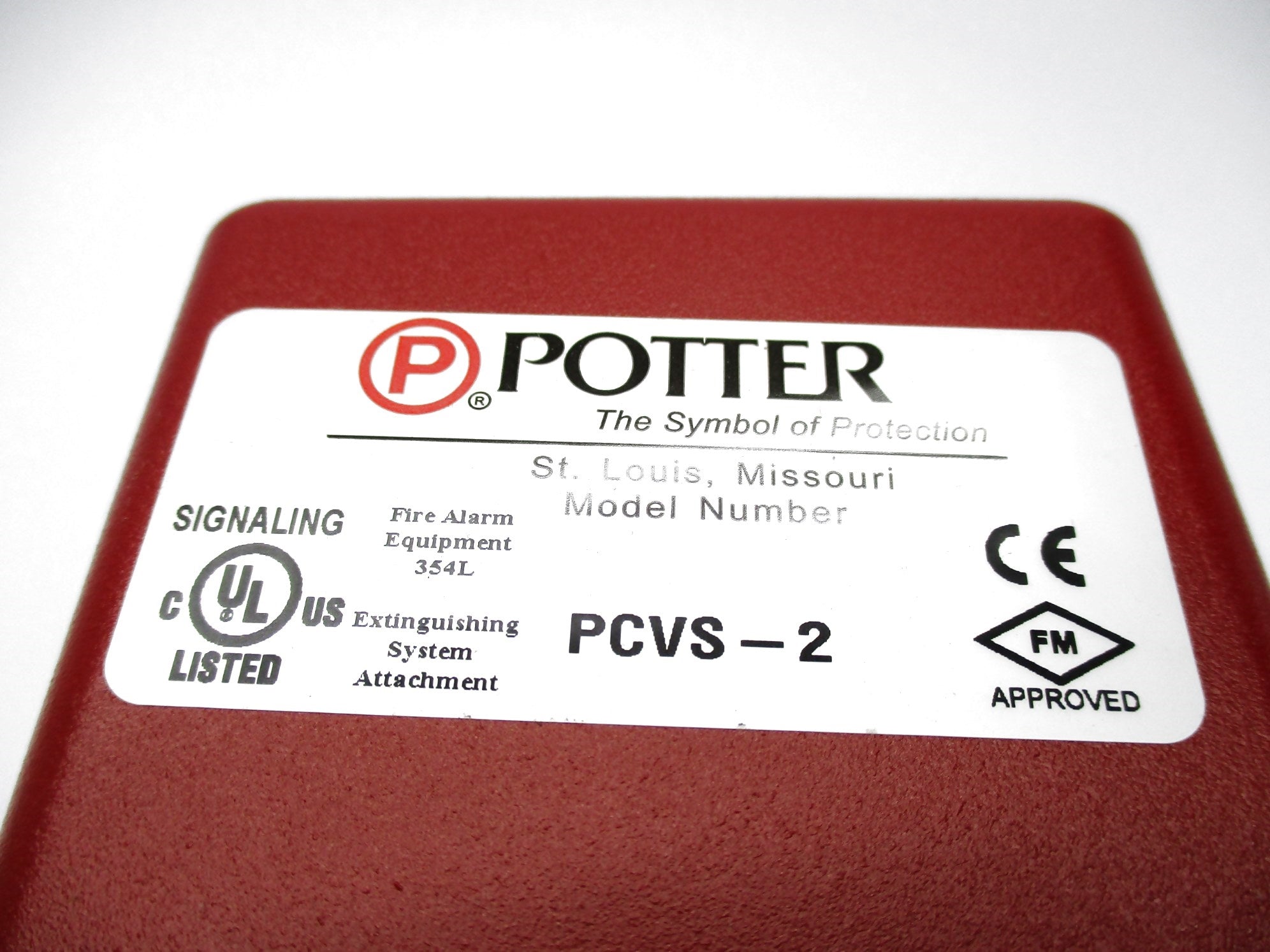 POTTER ELECTRIC PCVS-2 NSMP