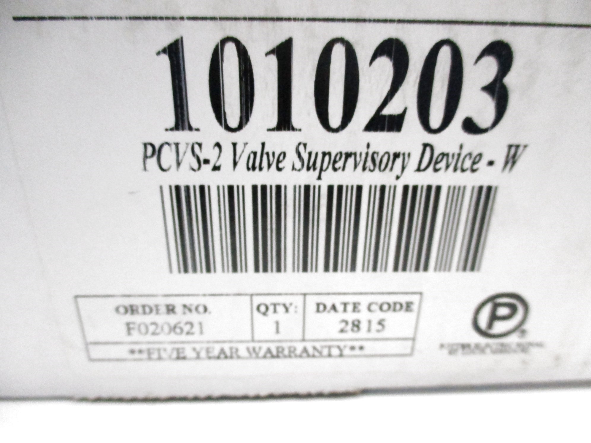 POTTER ELECTRIC PCVS-2 NSMP