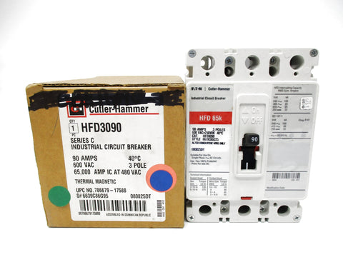 CUTLER HAMMER HFD3090 SER. C 90A 600V NSMP