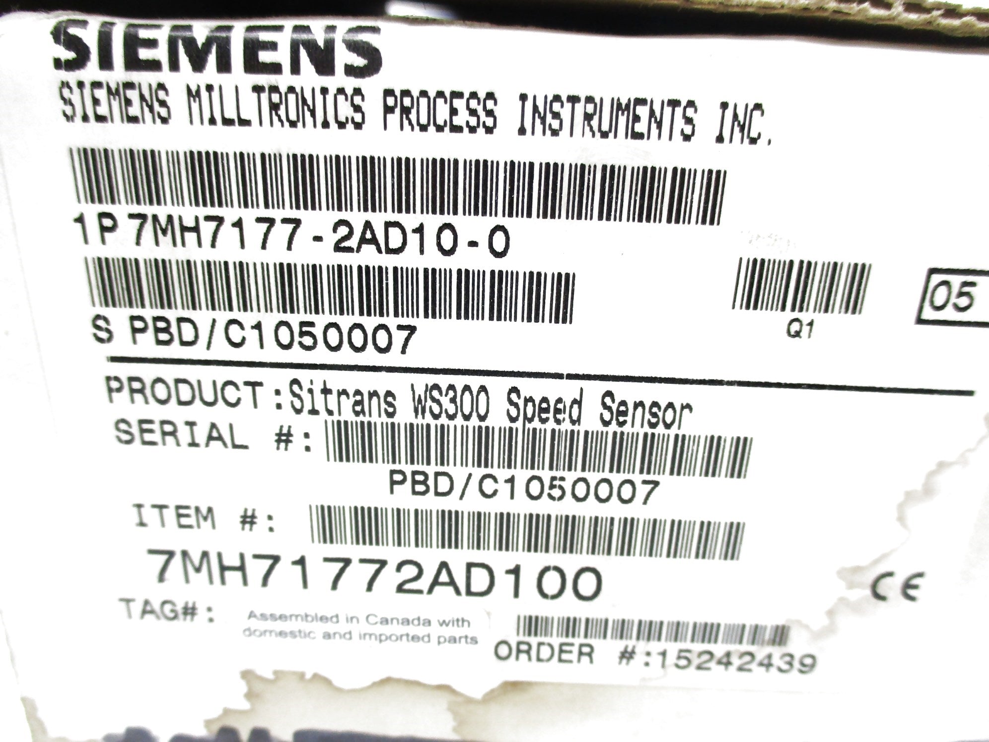 SIEMENS 7MH7177-2AD10-0 NSMP