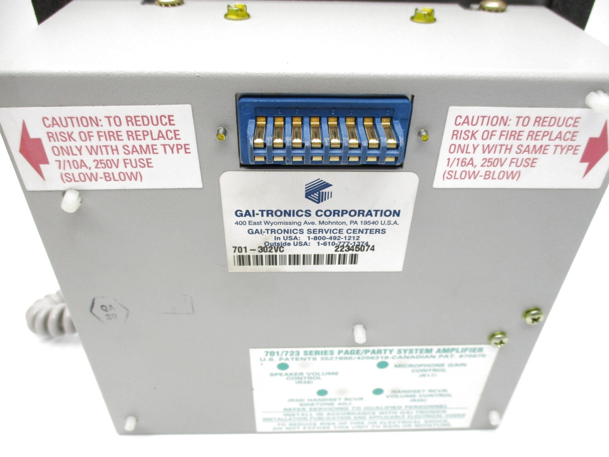 GAI-TRONICS 701-302VC NSNP