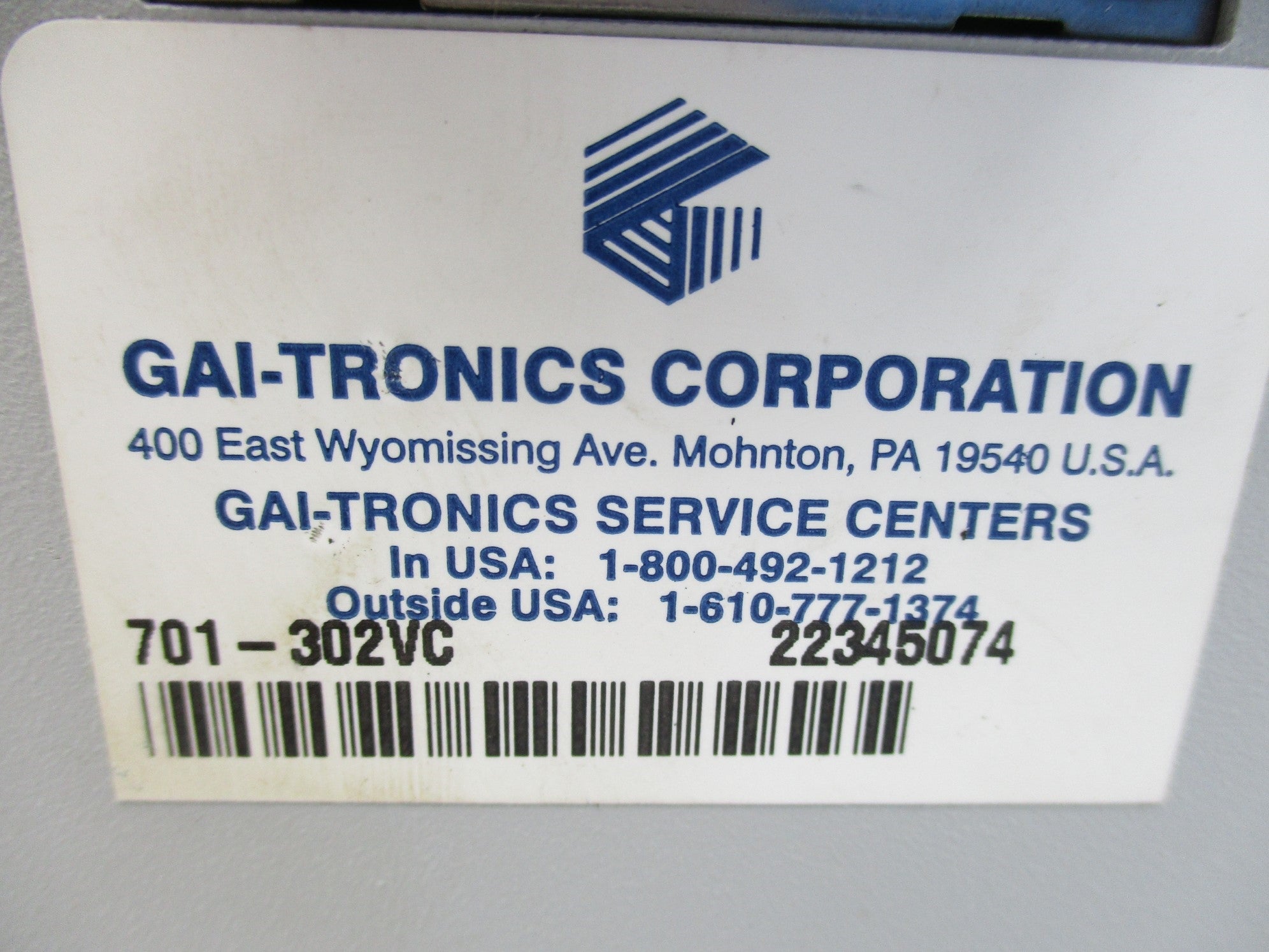 GAI-TRONICS 701-302VC NSNP