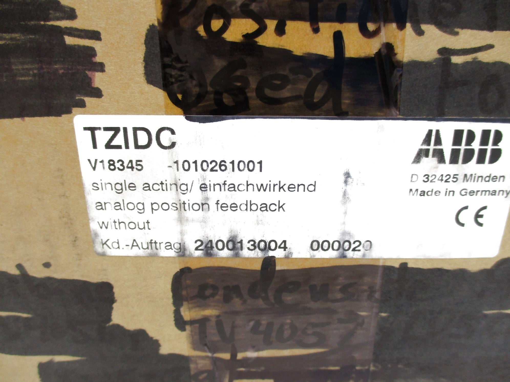 ABB TZIDC V18345-1010261001 (AS PICTURED) NSMP