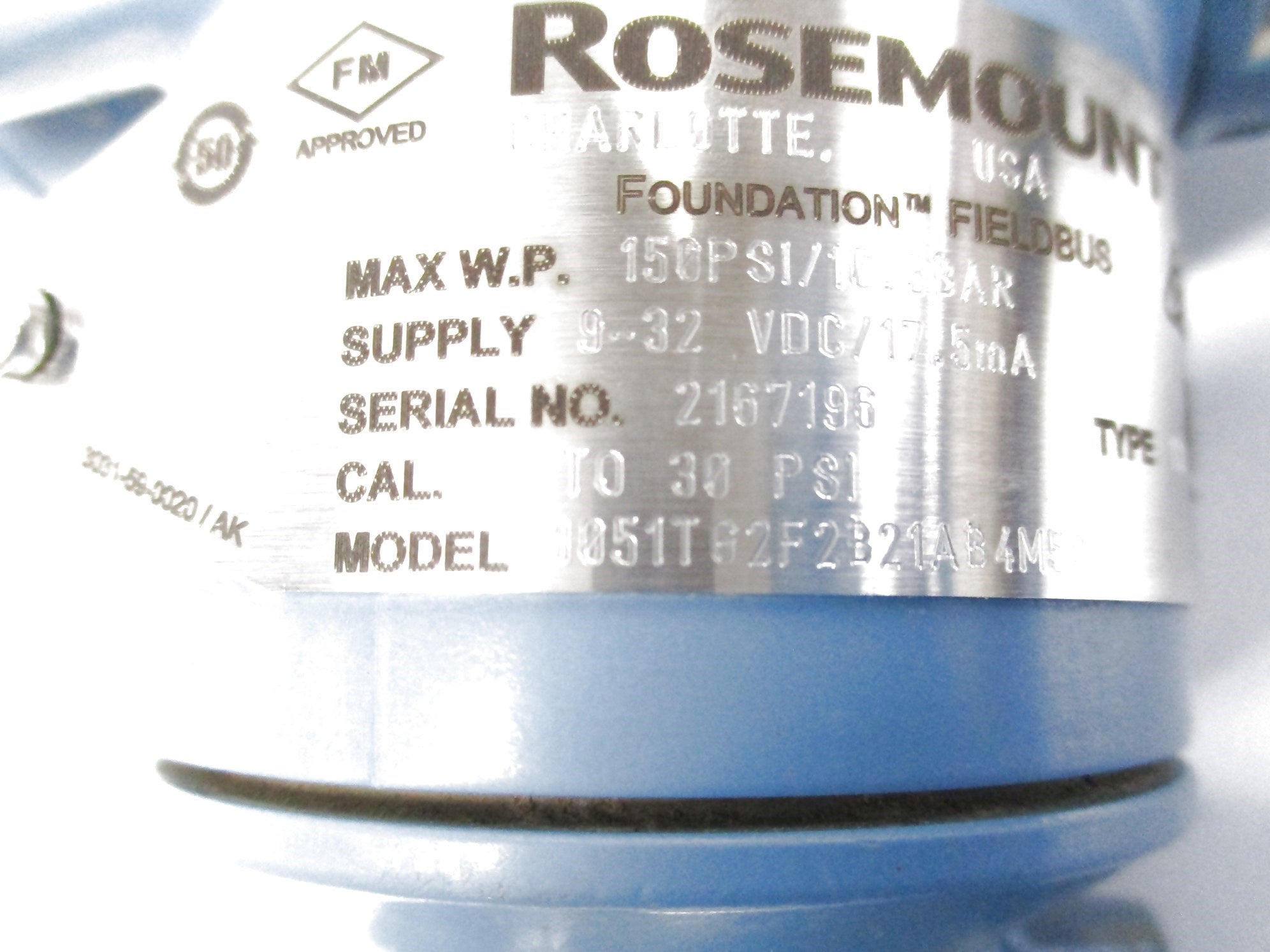 ROSEMOUNT 3051TG2F2B21AB4M5S5 NSNP