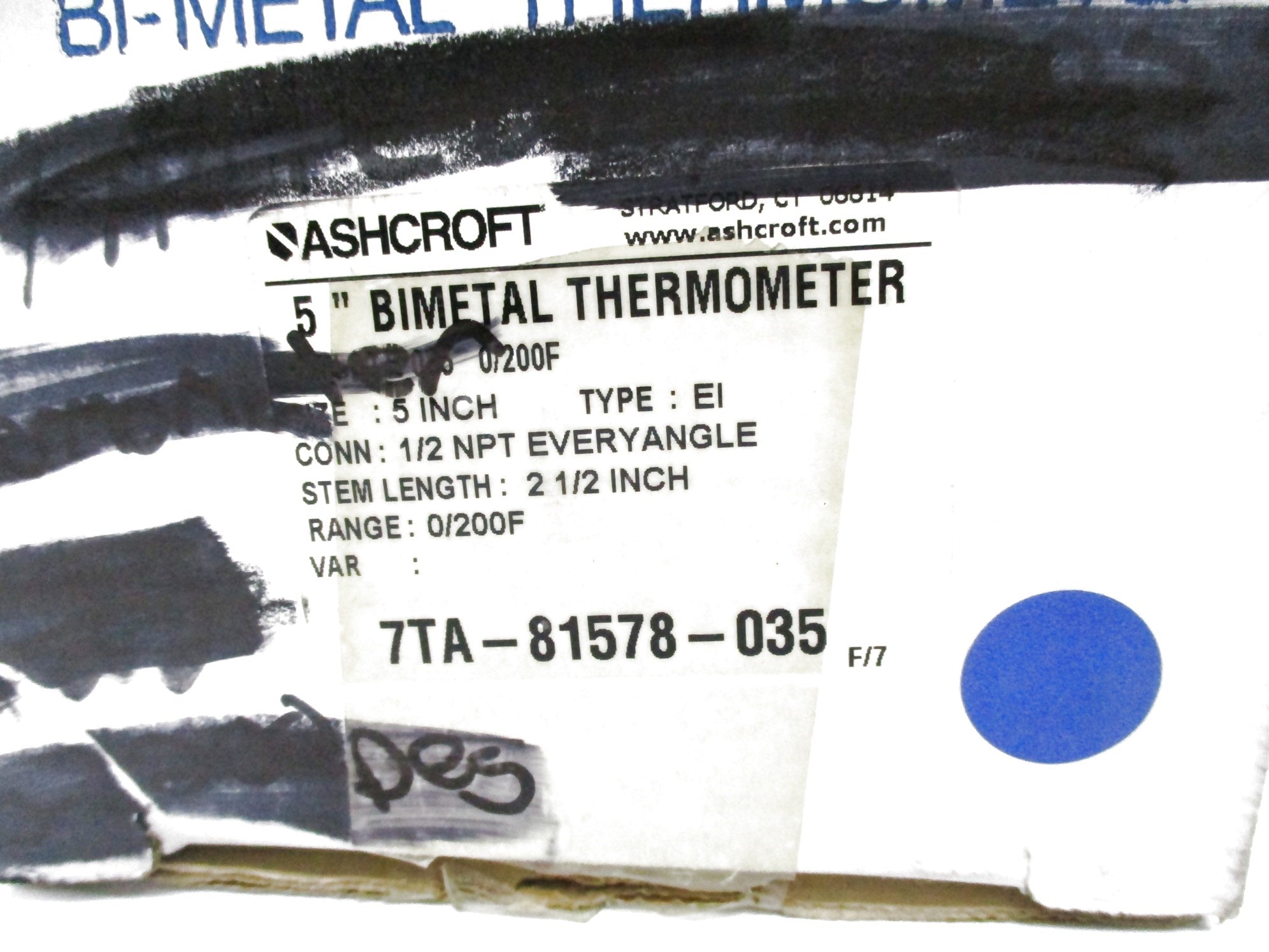 ASHCROFT 7TA-81578-035 NSMP