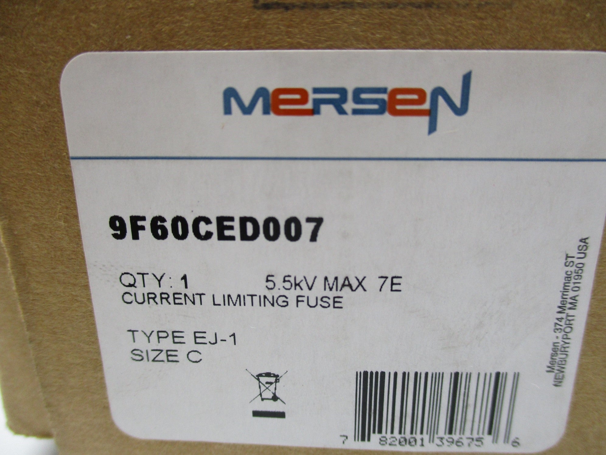 MERSEN 9F60CED007 NSMP