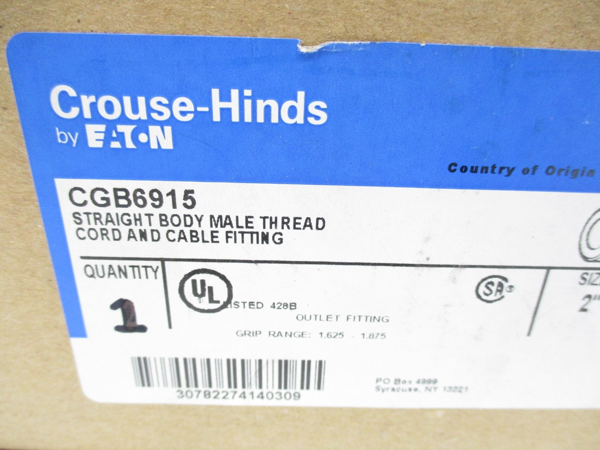 CROUSE-HINDS CGB6915 NSMP