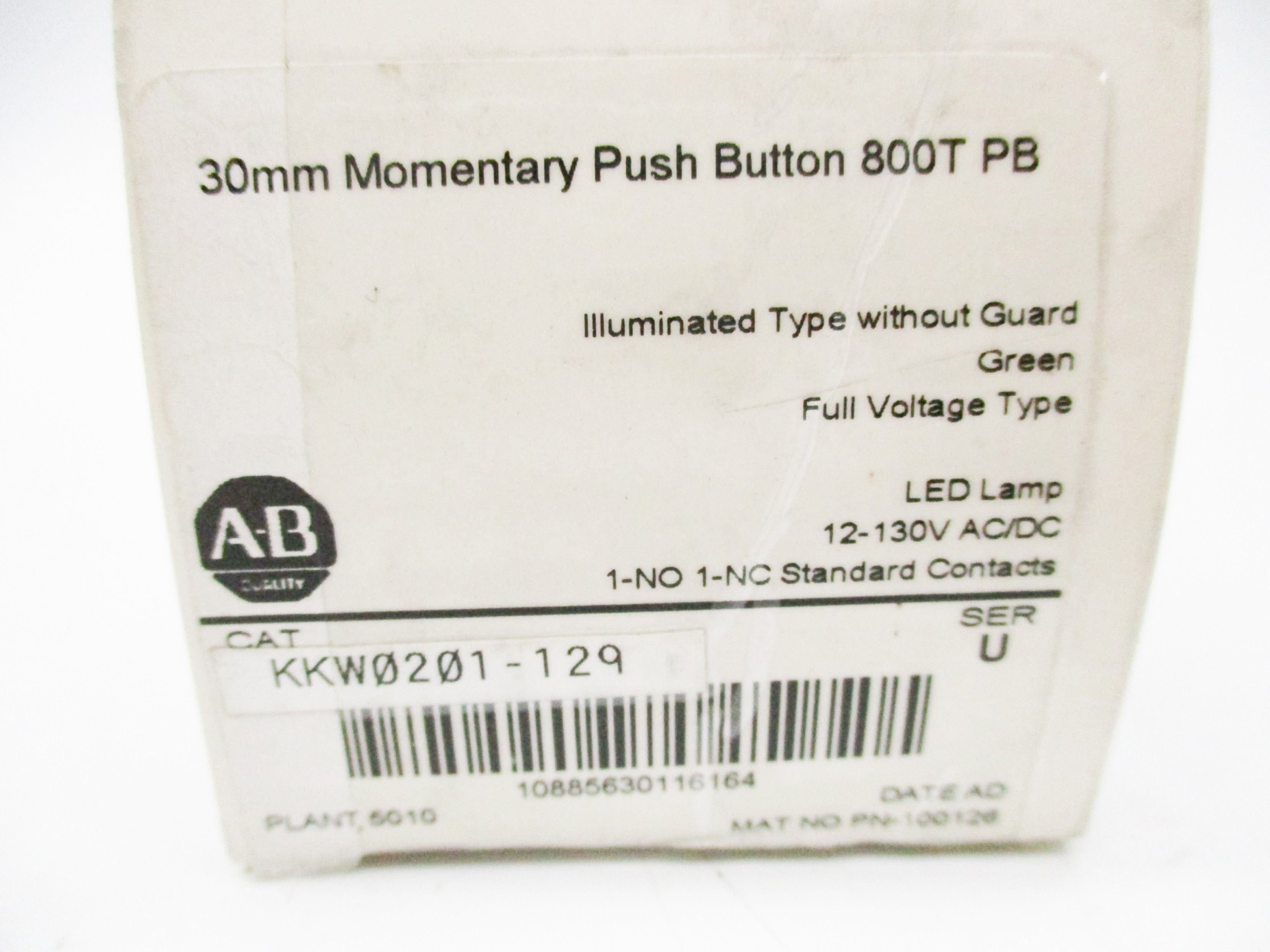INDUSTRIAL SPARE PART KKW0201-129 SER. U (WH) NSMP