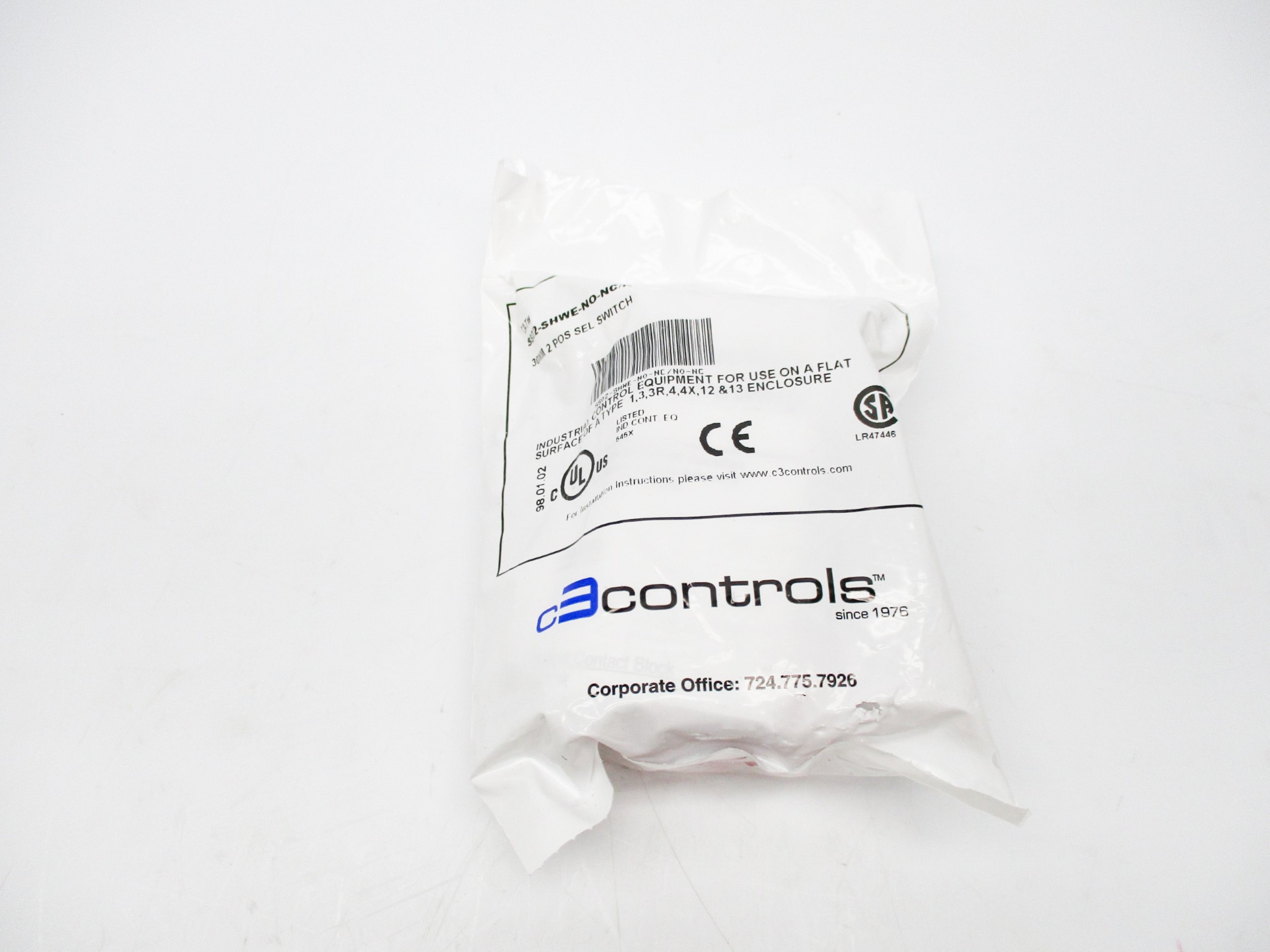 C3CONTROLS SSO2-SHWE-NO-NC/NO-NC NSMP