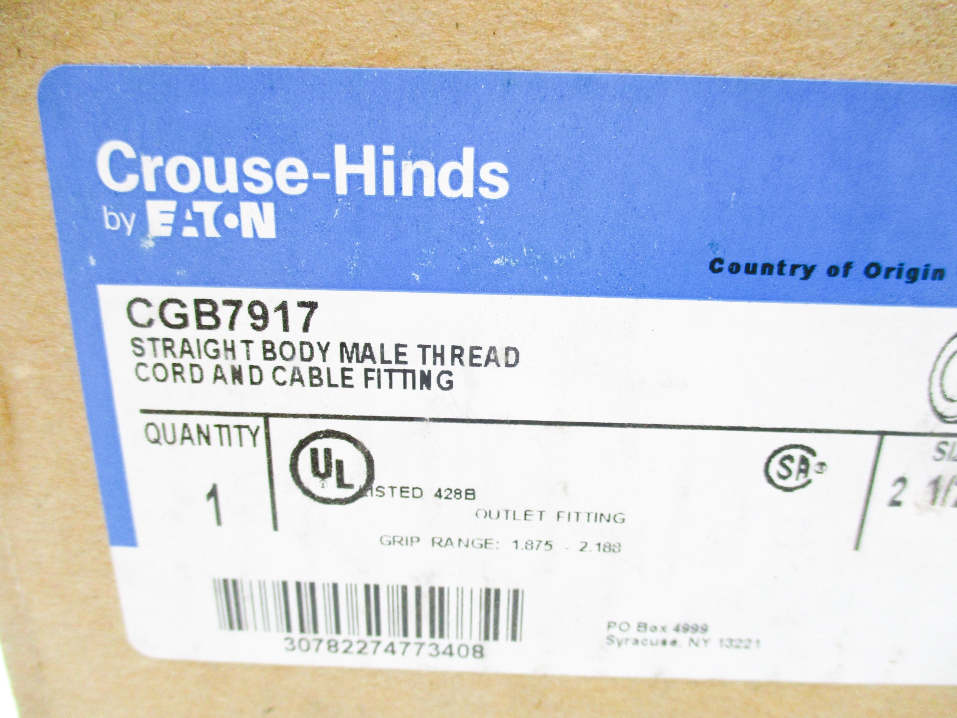 CROUSE-HINDS CGB7917 NSMP