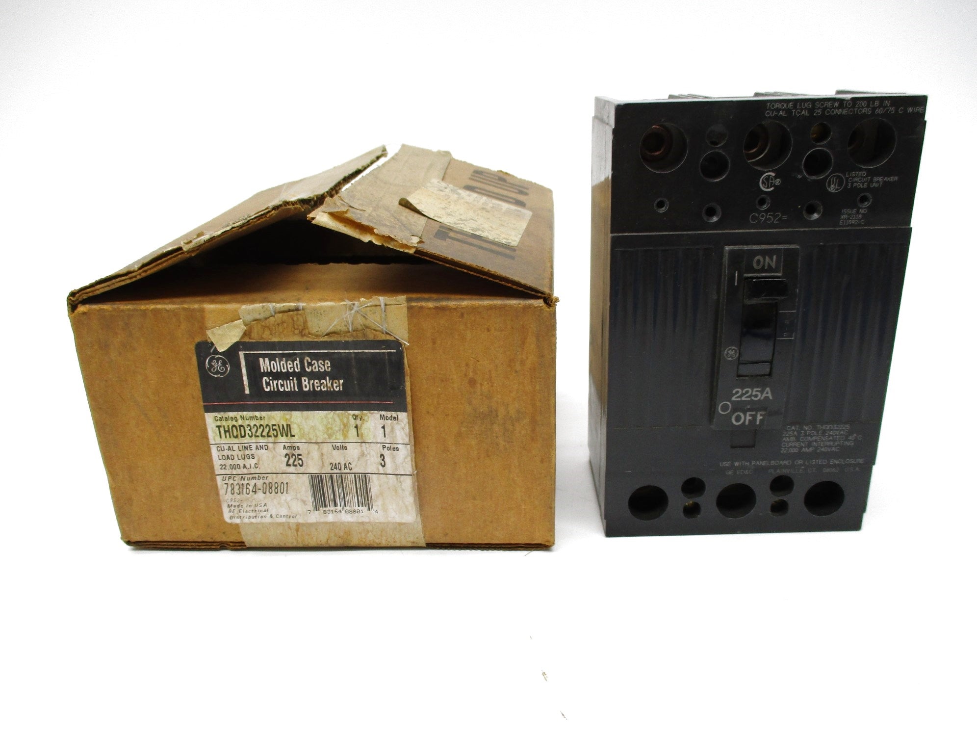 GENERAL ELECTRIC THQD32225WL 225A 240VAC NSMP