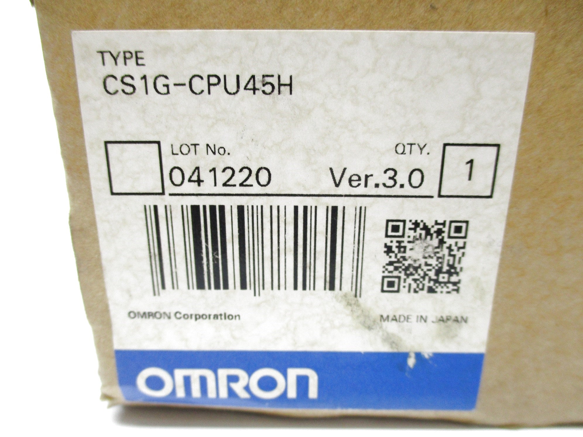 OMRON CS1G-CPU45H NSMP
