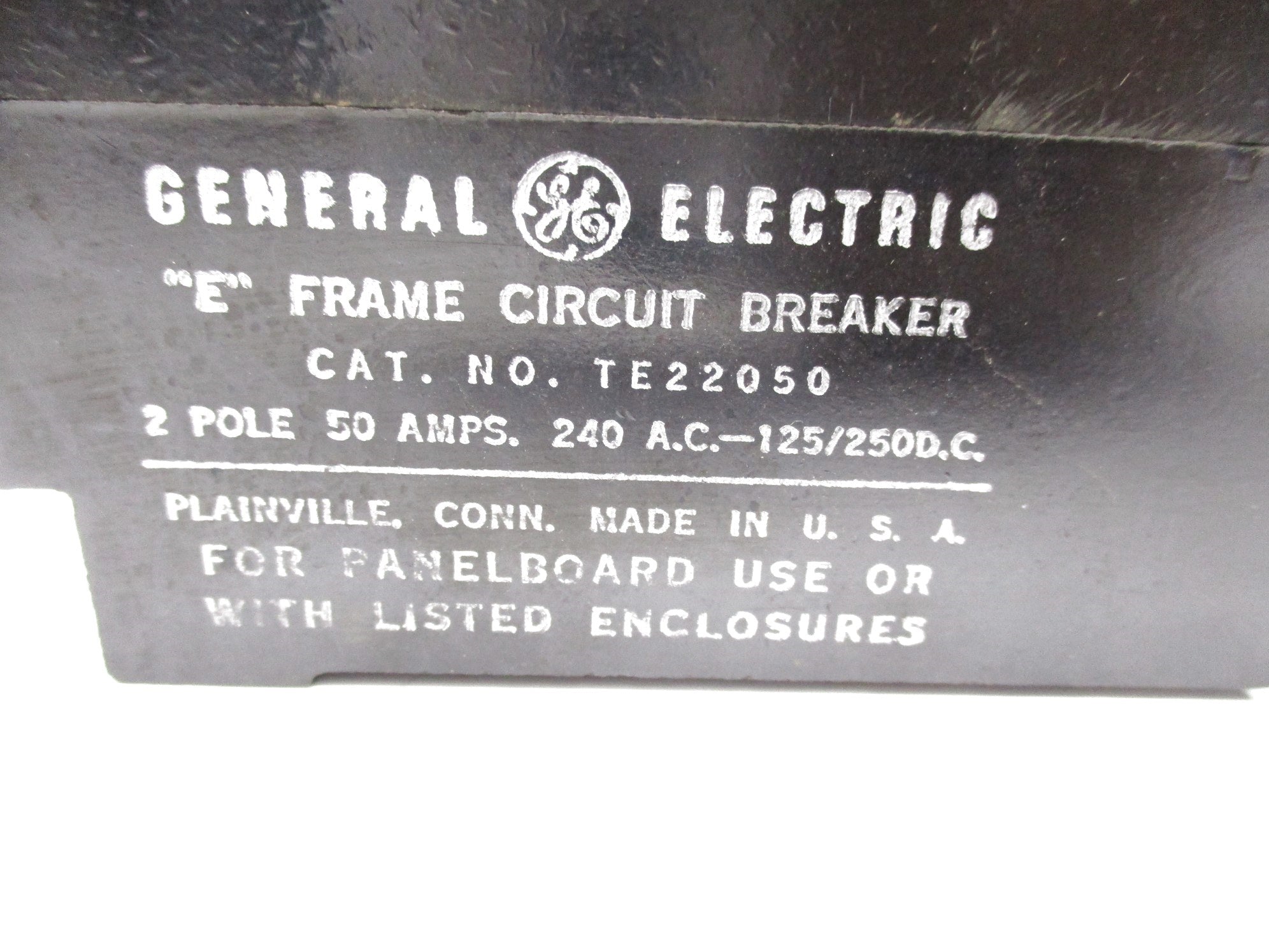 GENERAL ELECTRIC TE22050 50A 240VAC NSMP
