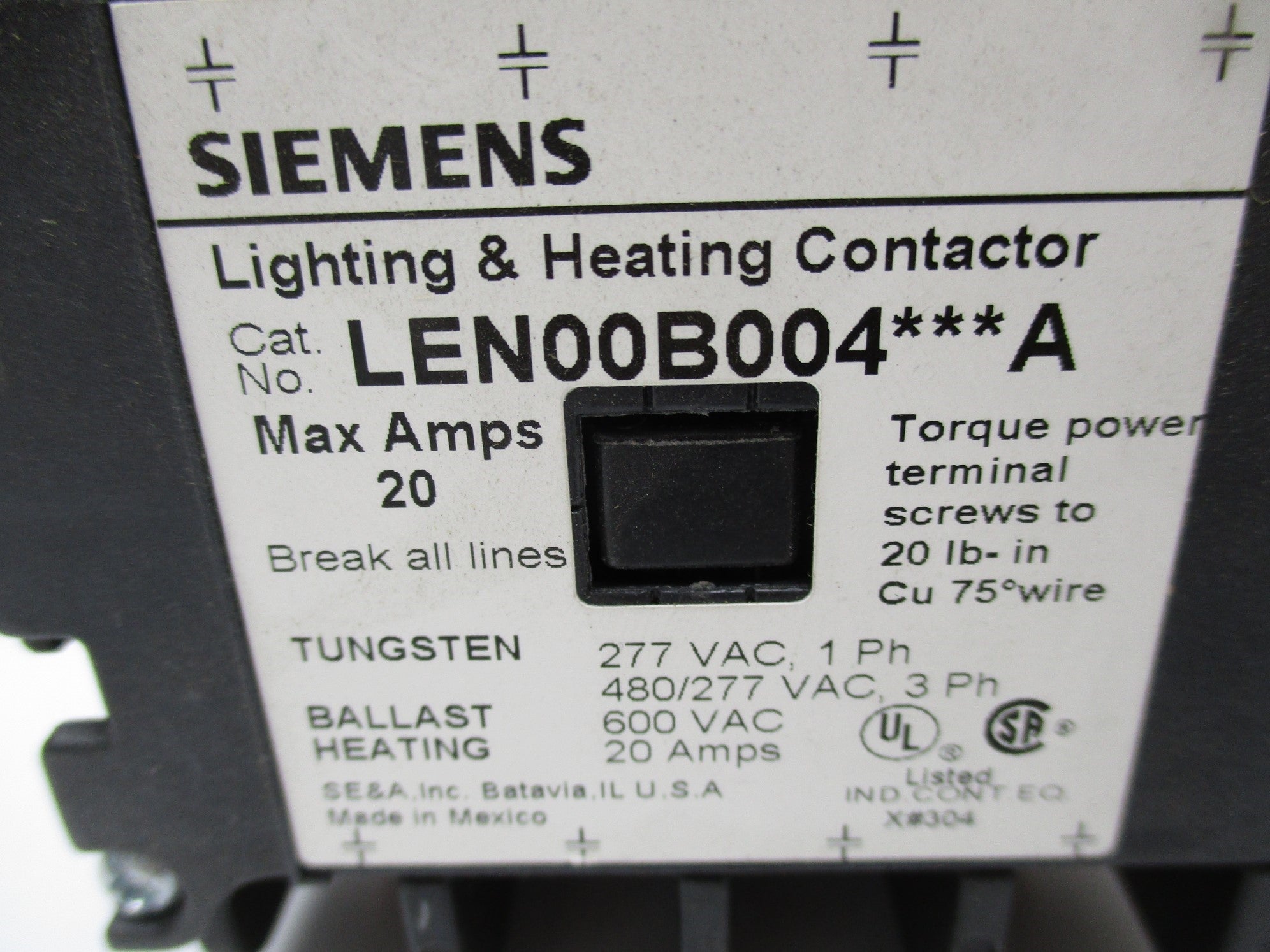 SIEMENS LEN00B004208A 200-208V NSMP