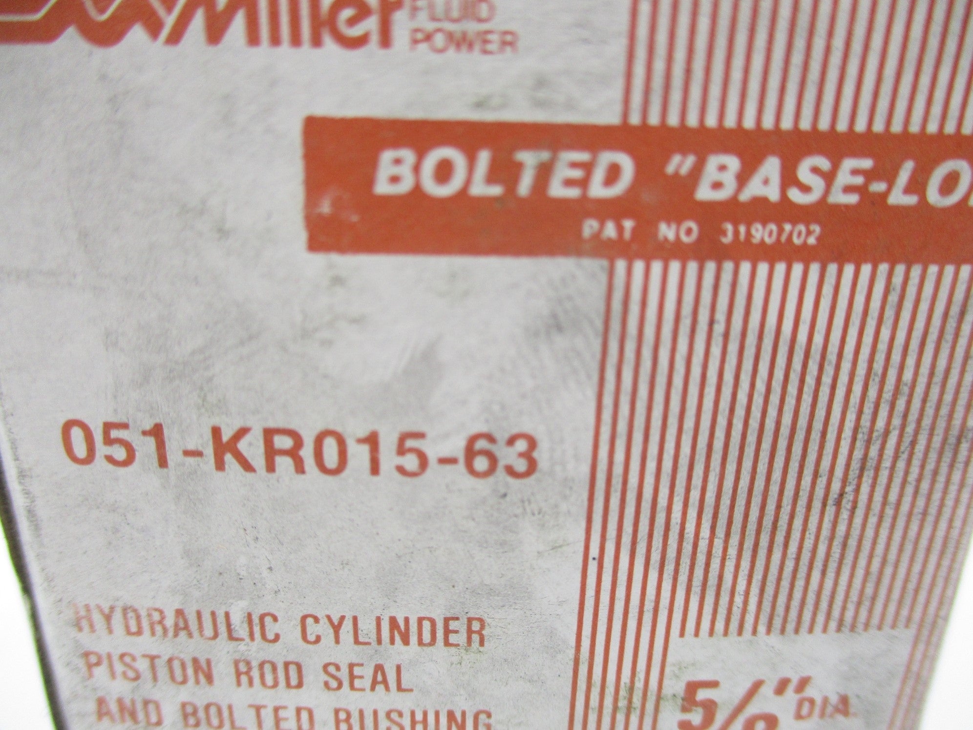 MILLER FLUID POWER 051-KR015-63 NSMP