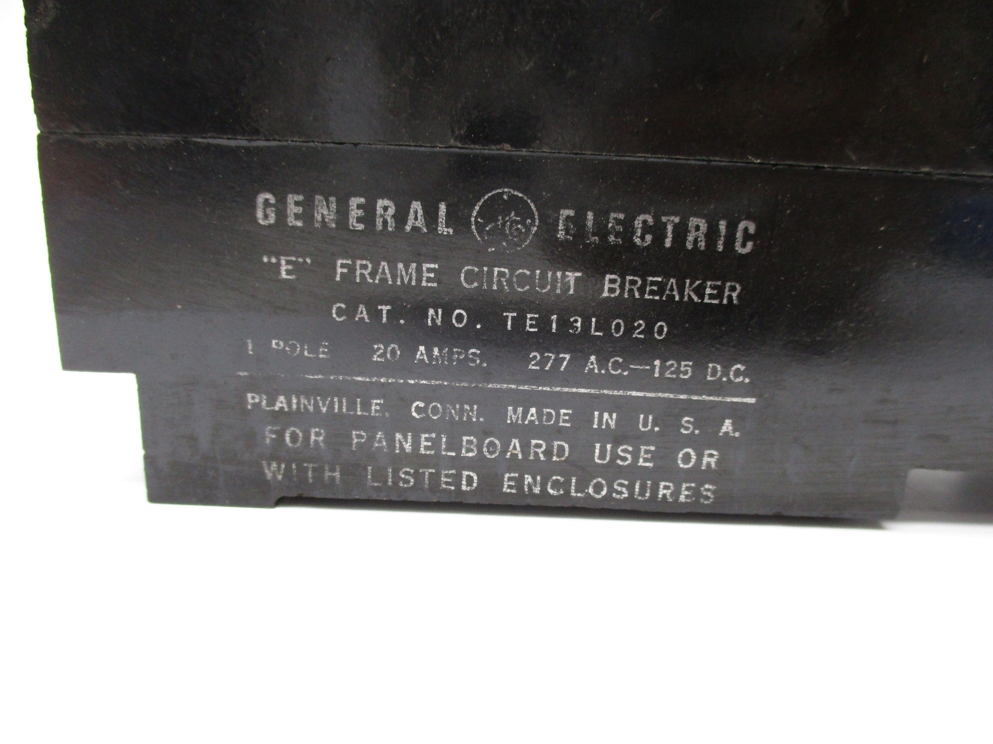 GENERAL ELECTRIC TE13L020 20A 277VAC-125VDC NSNP