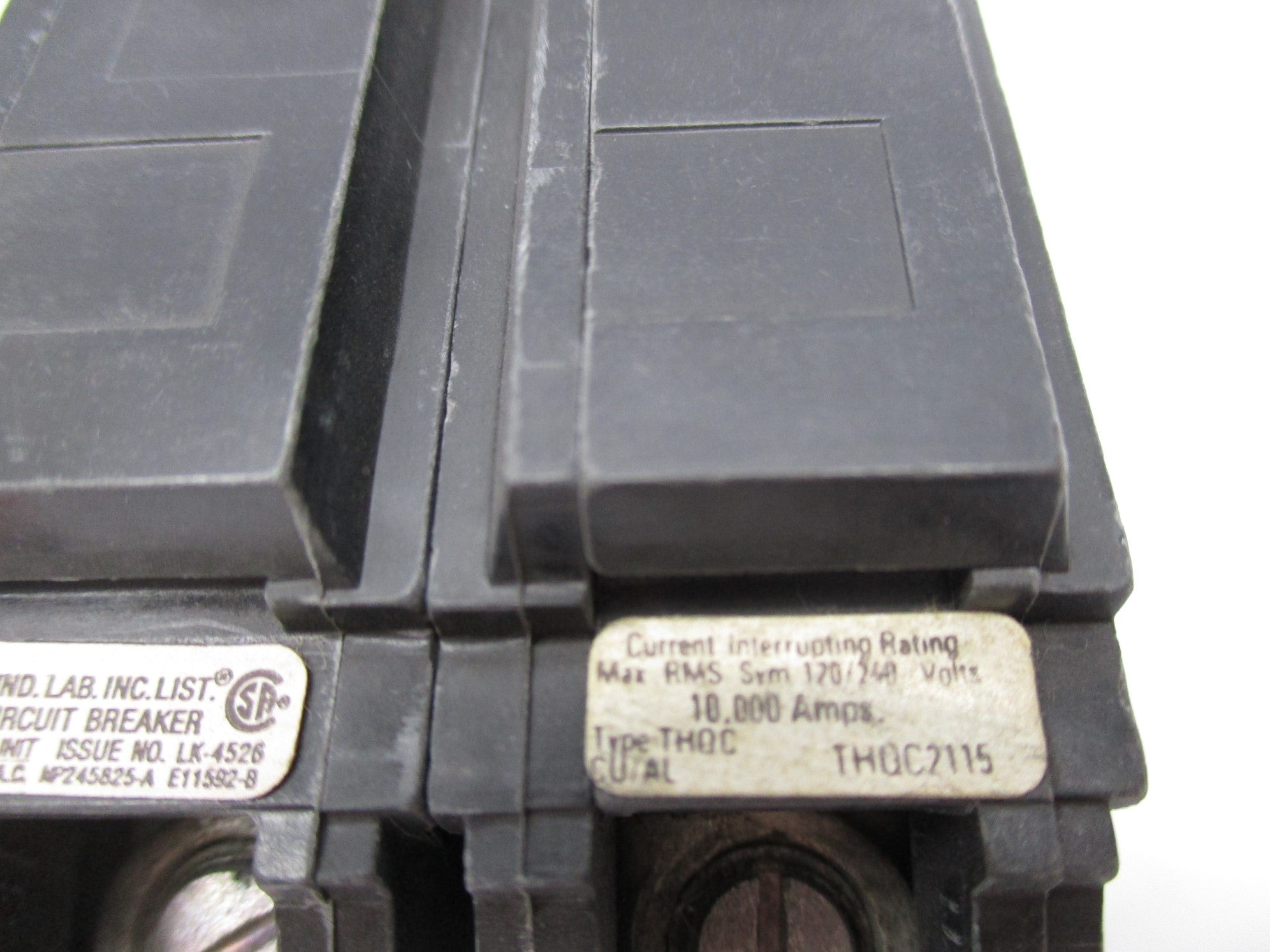 GENERAL ELECTRIC THQC2115 15A 120/240V (AS PICTURED) NSNP