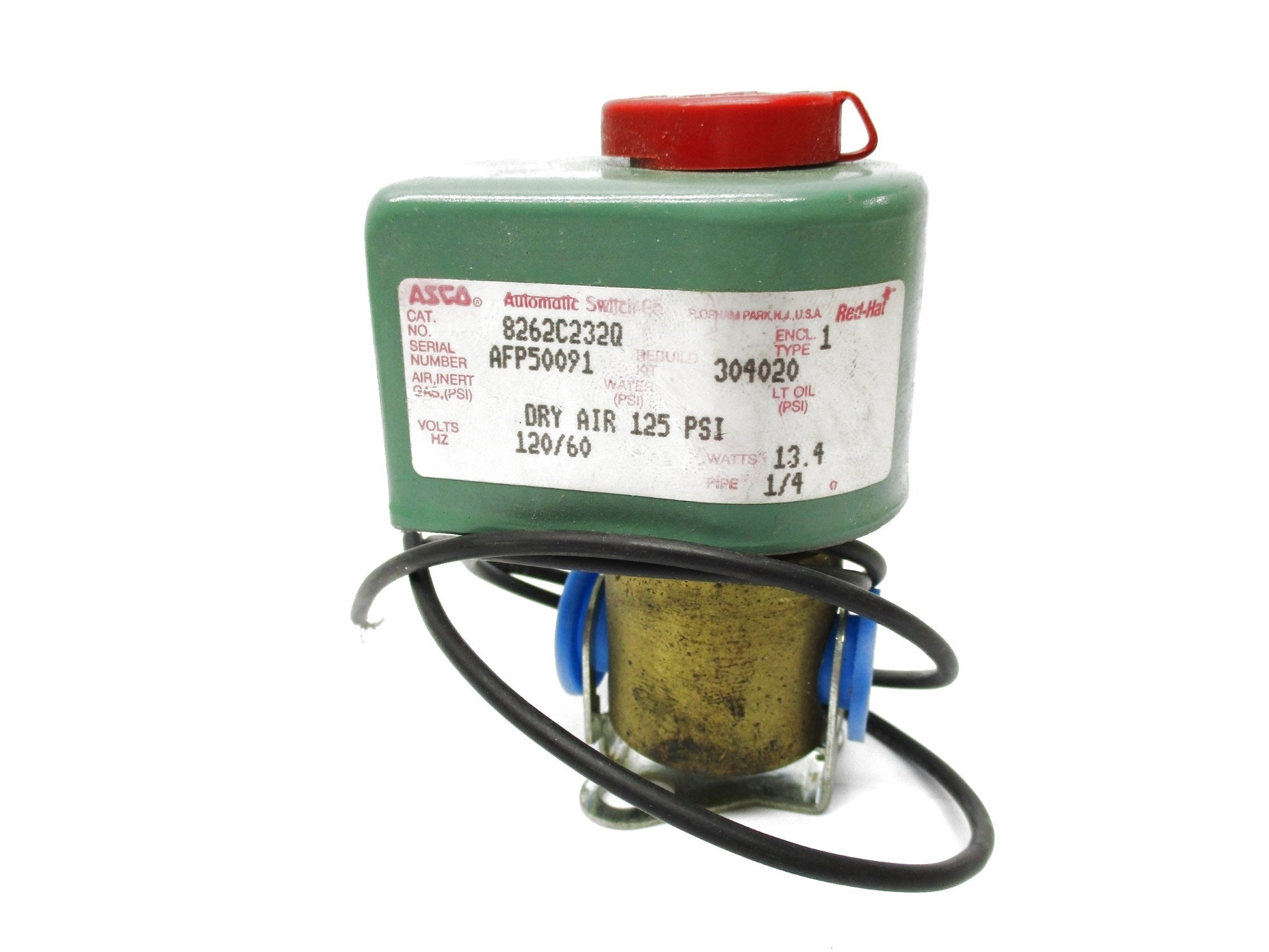 ASCO 8262C232Q 120V 1/4" NSNP