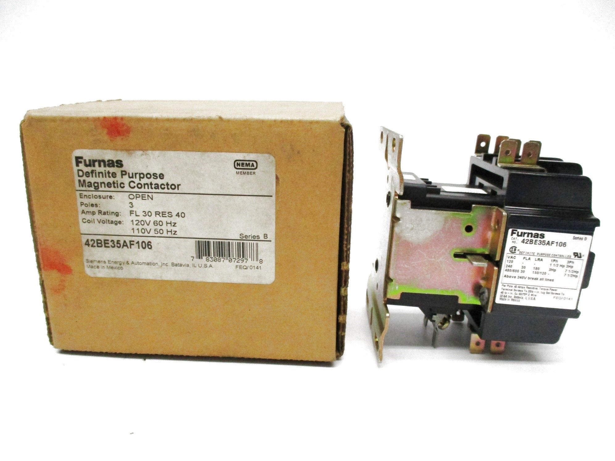 FURNAS 42BE35AF106 SER. B 110/120V NSMP