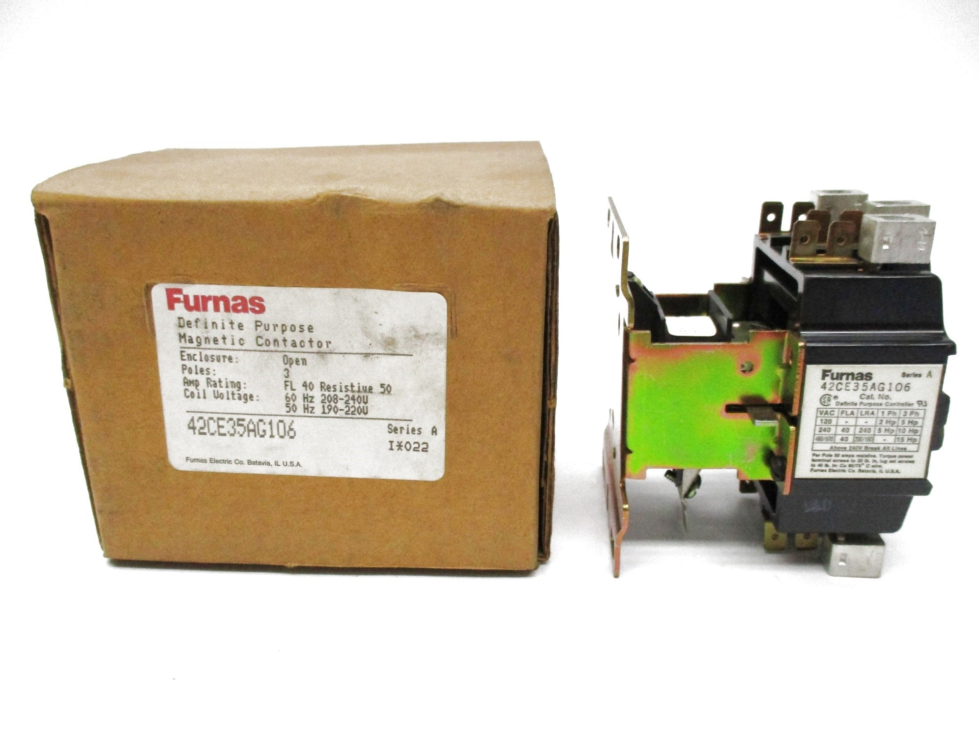 FURNAS 42CE35AG106 SER. A 190-220V/208-240V 40A NSMP