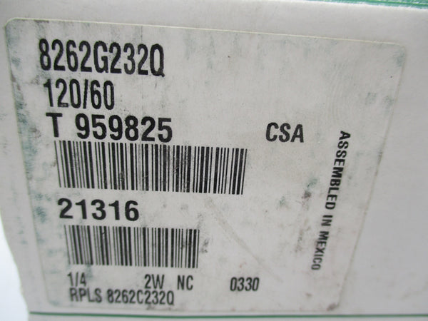 ASCO 8262G232Q 120V 1/4" NSMP