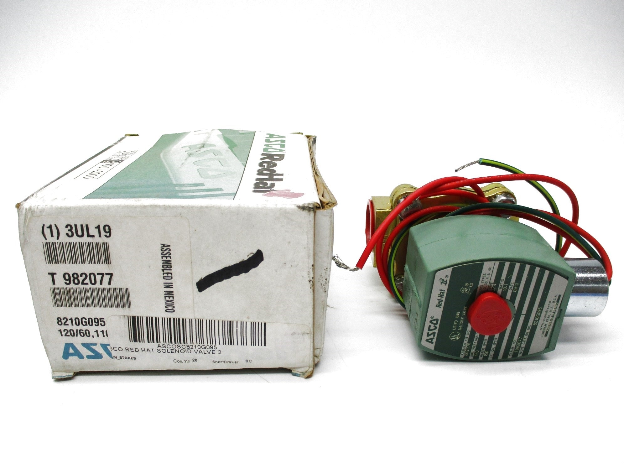 ASCO 3UL19 8210G095 120/60 110/50 NSMP