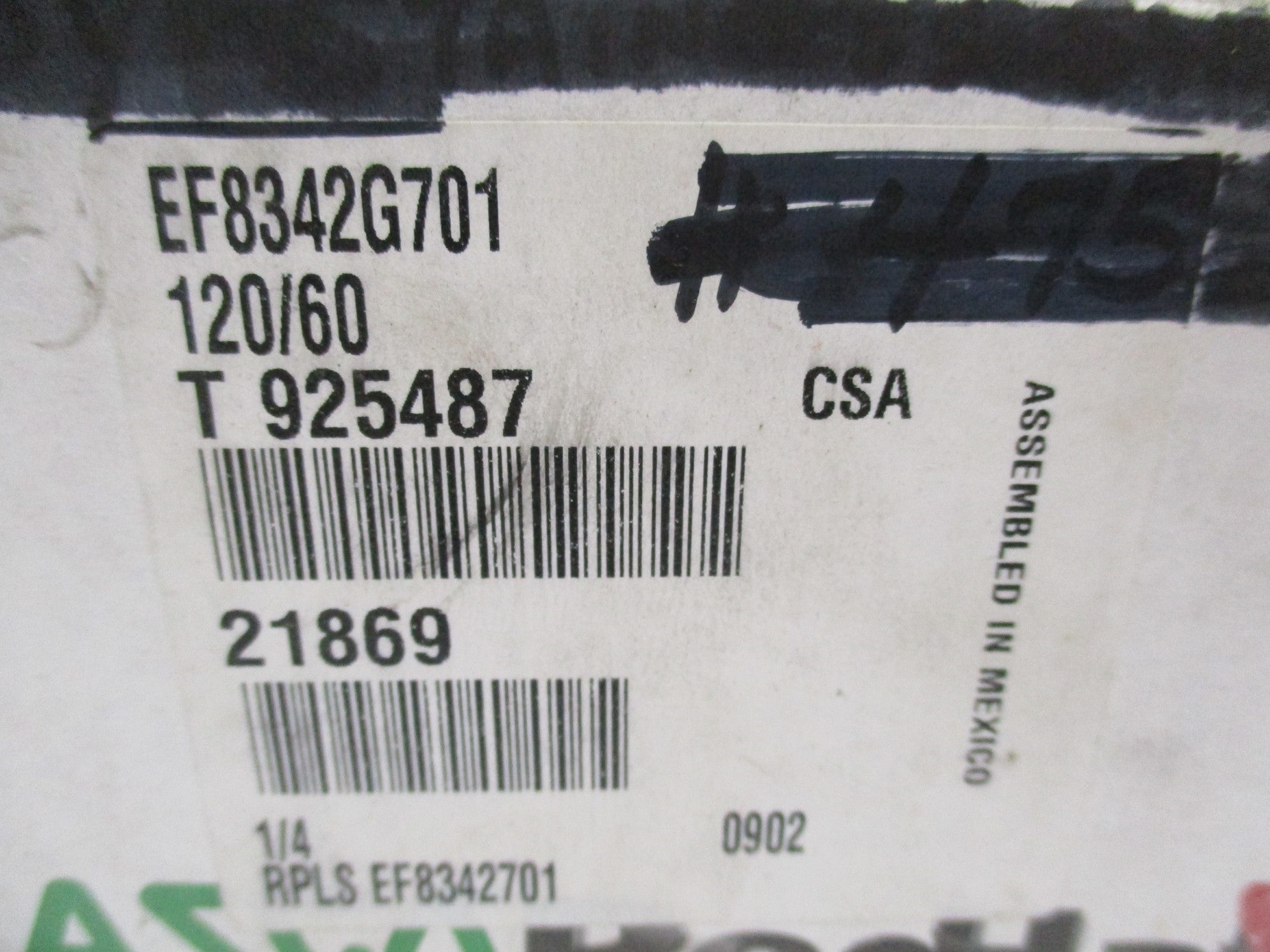 ASCO EF8342G701 120/60 NSMP