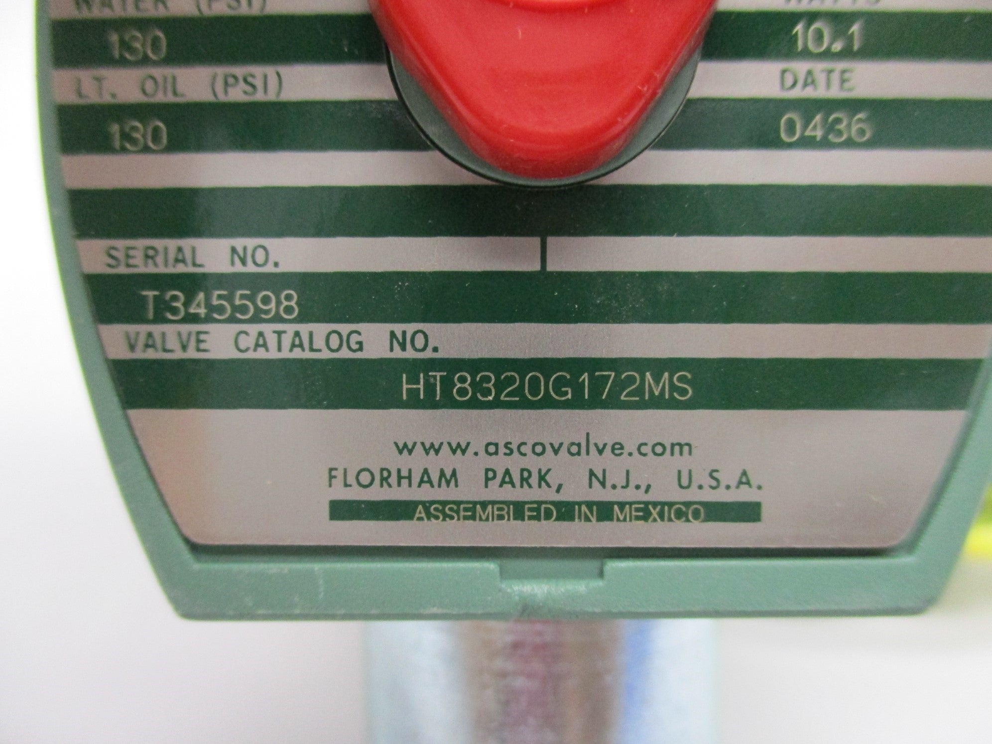 ASCO HT8320G172MS 110/120V NSMP