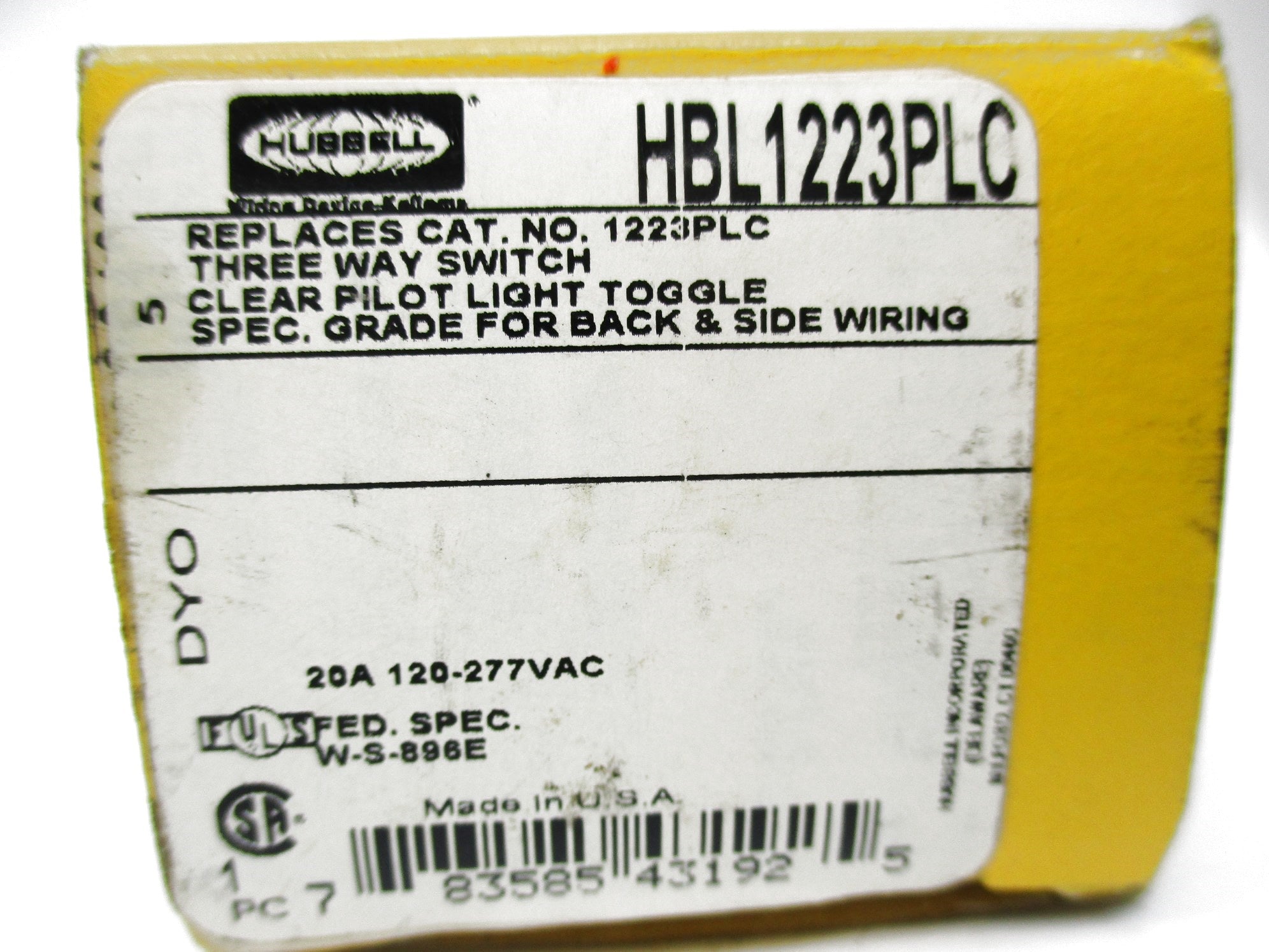 HUBBELL HBL1223PLC NSMP