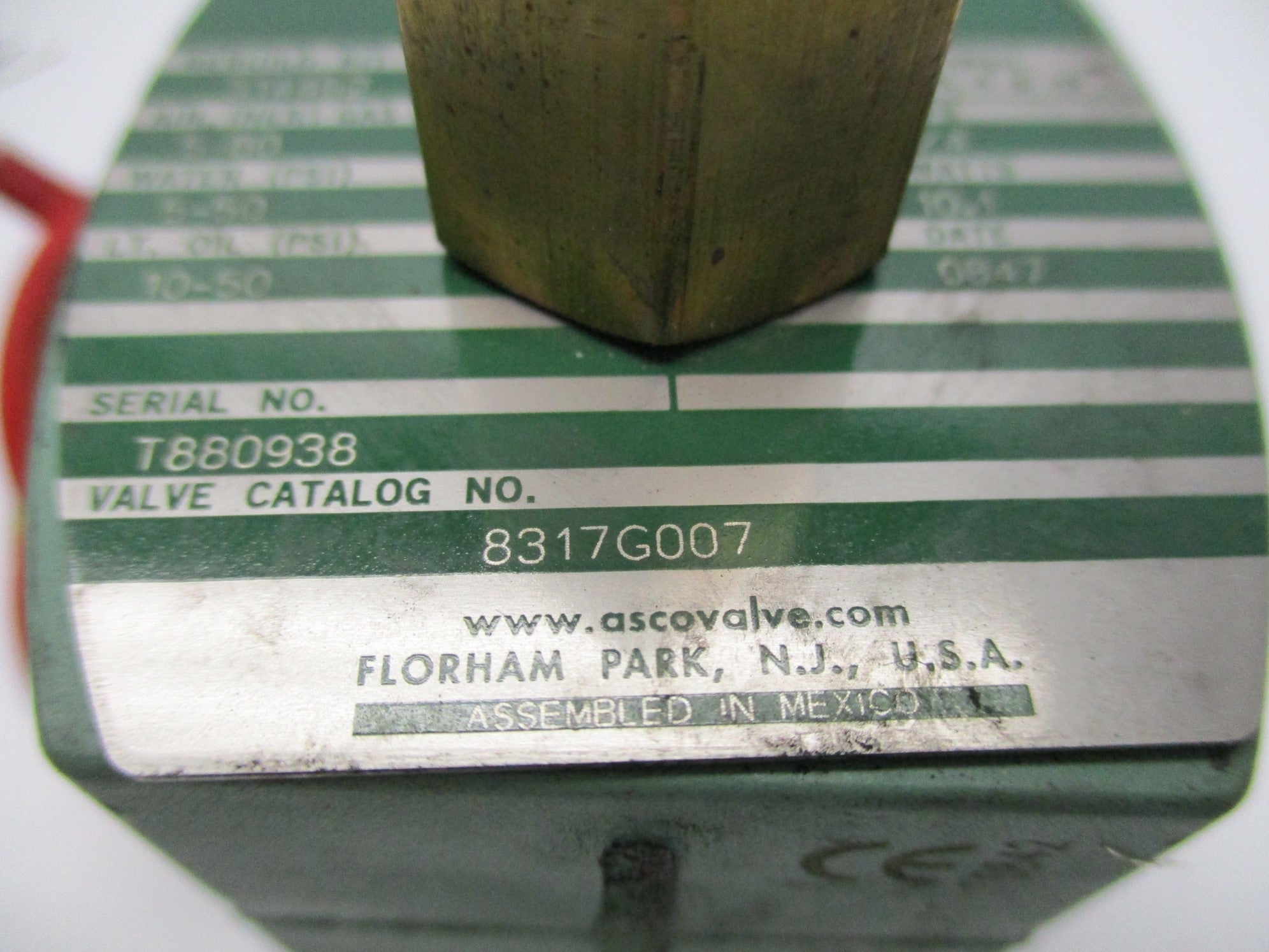ASCO 8317G007 110/120V NSNP