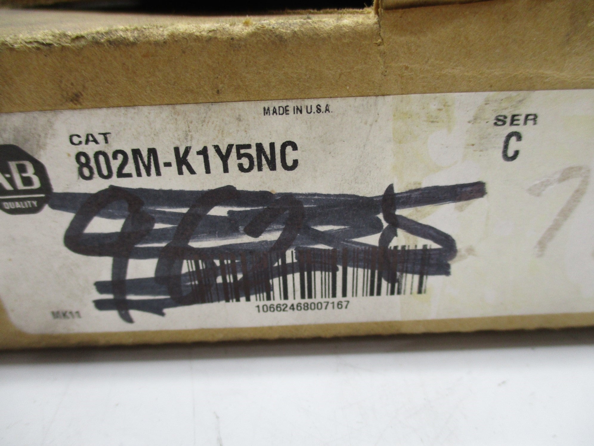 INDUSTRIAL SPARE PART 802M-K1Y5NC SER. C (BR/WH) NSMP