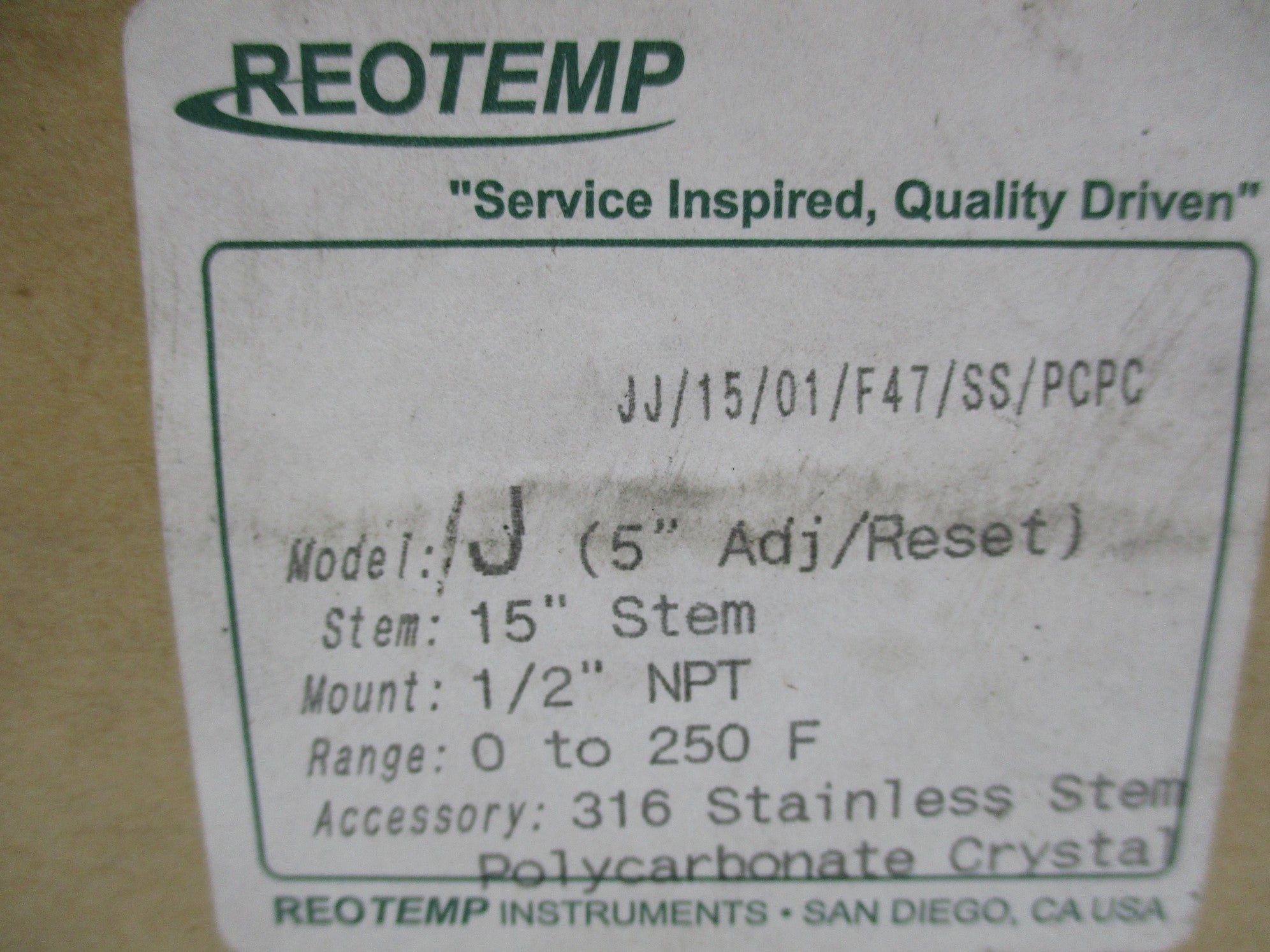 REOTEMP JJ/15/01/F47/SS/PCPC NSMP