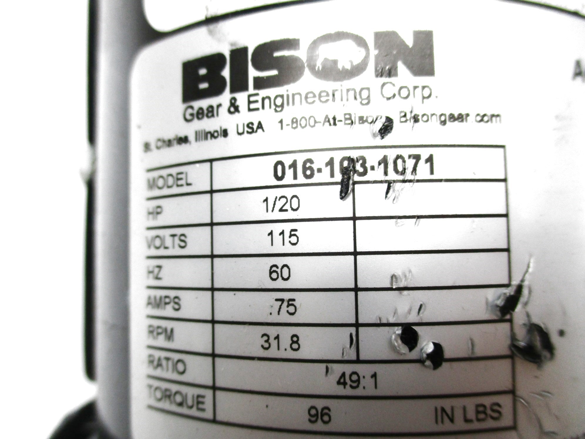 BISON 016-103-1071 (AS PICTURED) NSNP