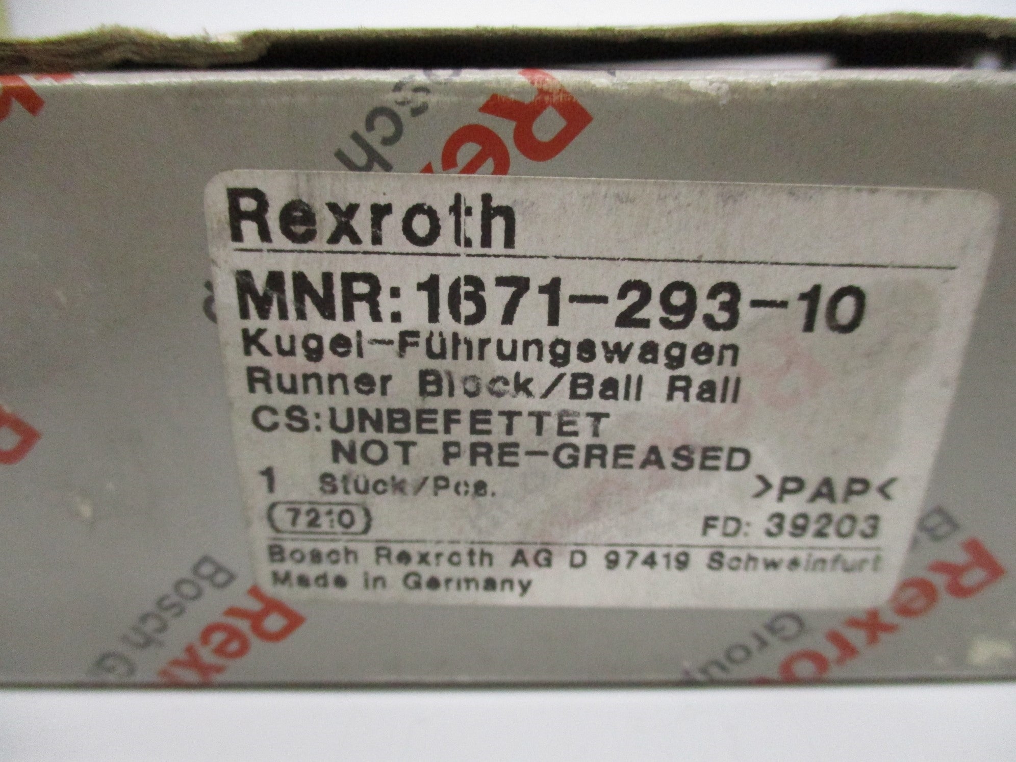 REXROTH 1671-293-10 NSMP