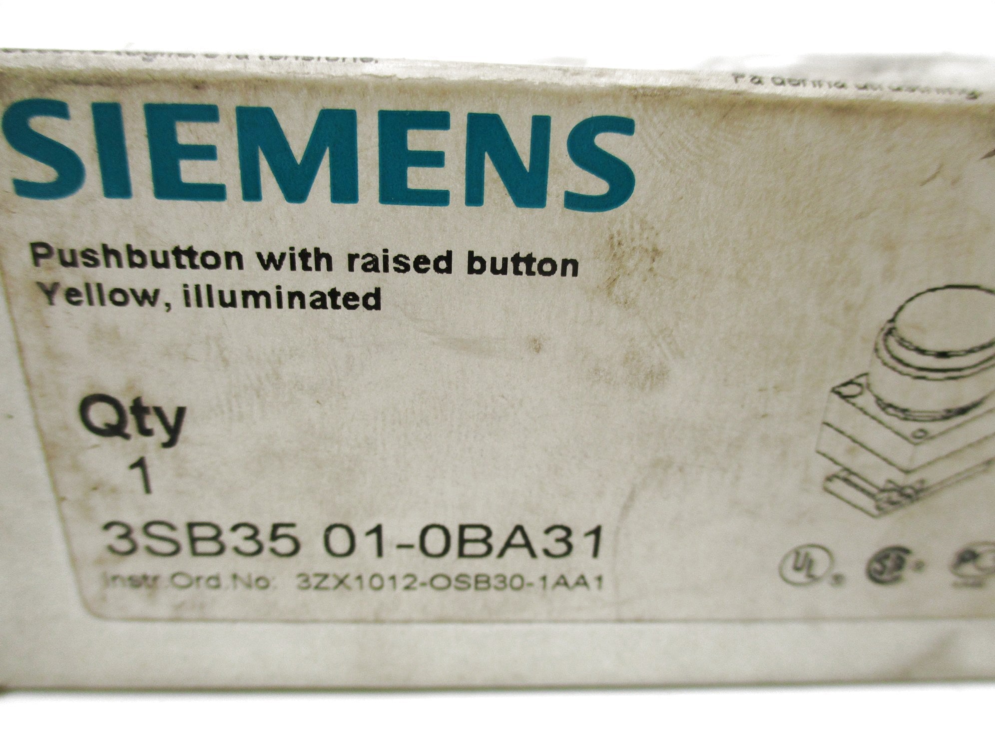 SIEMENS 3SB3501-0BA31 (AS PICTURED) NSMP
