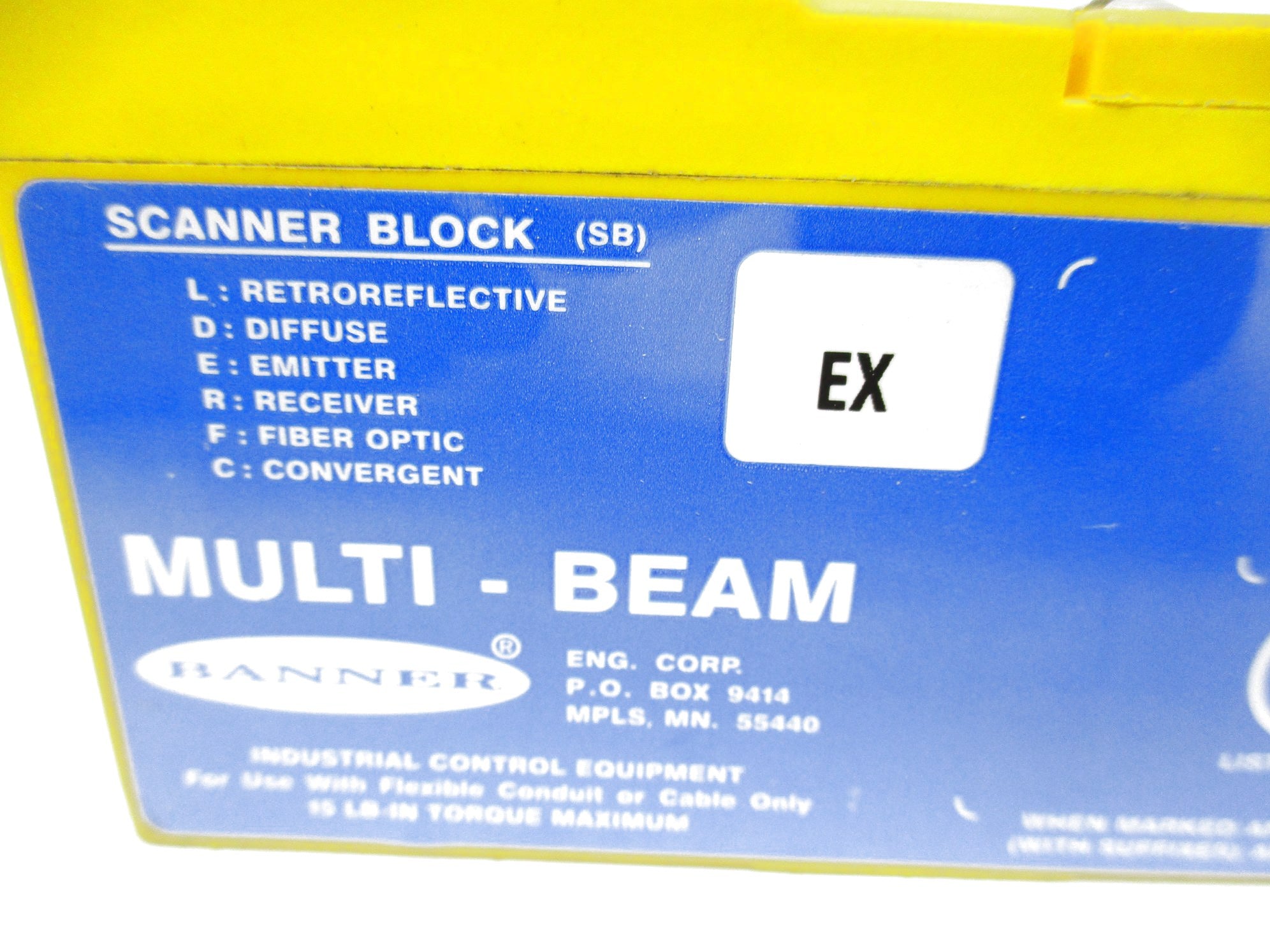 BANNER ENGINEERING SBEX NSNP
