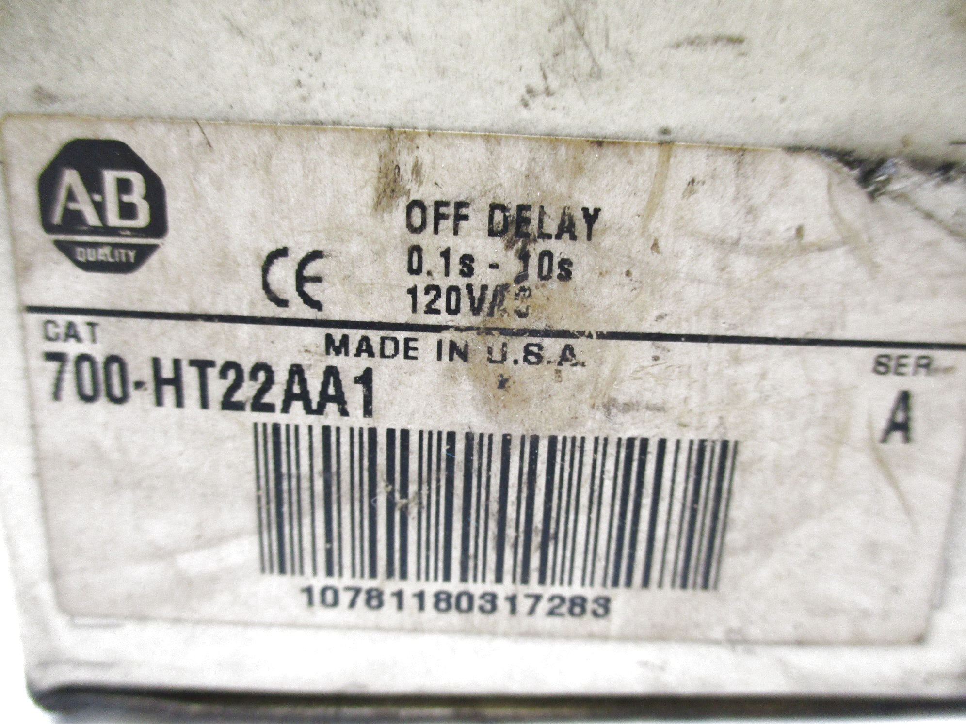 INDUSTRIAL SPARE PART 700-HT22AA1 SER. A 120VAC 10A (WH) NSMP