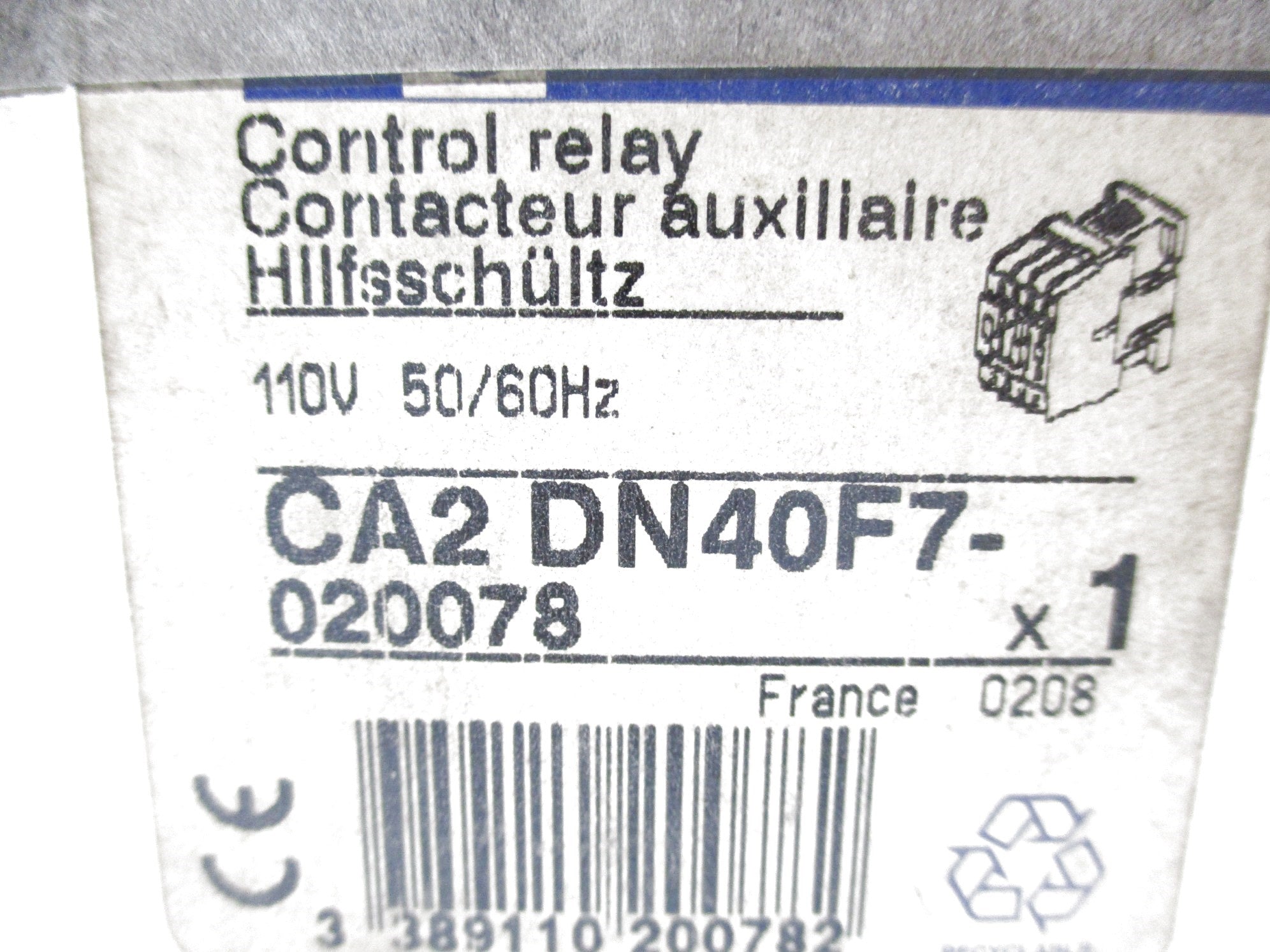 TELEMECANIQUE CA2DN40F7 110V NSMP